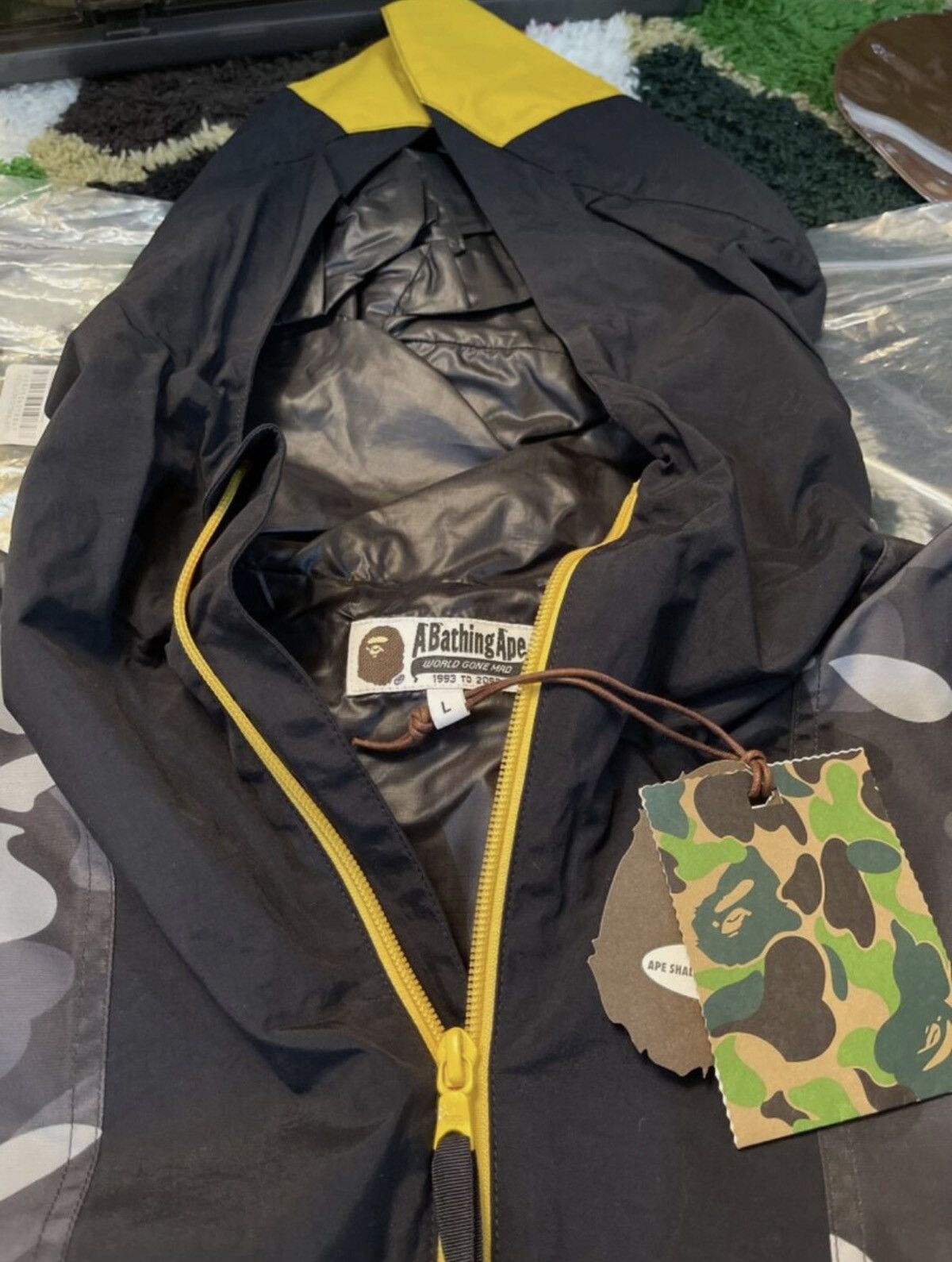 Bape A Bathing Ape Black Camo Size L Size US L / EU 52-54 / 3 - 3 Thumbnail