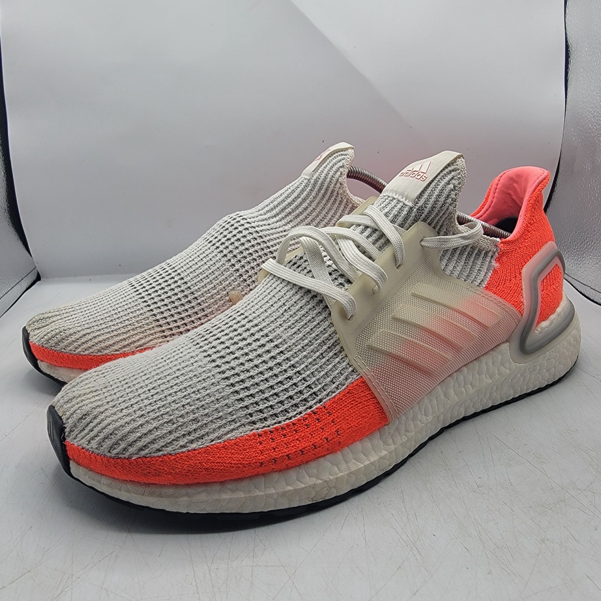Adidas Adidas Ultraboost 19 Mens 14 White Orange Sneaker Shoes Athl Size US 14 / EU 47 - 3 Thumbnail
