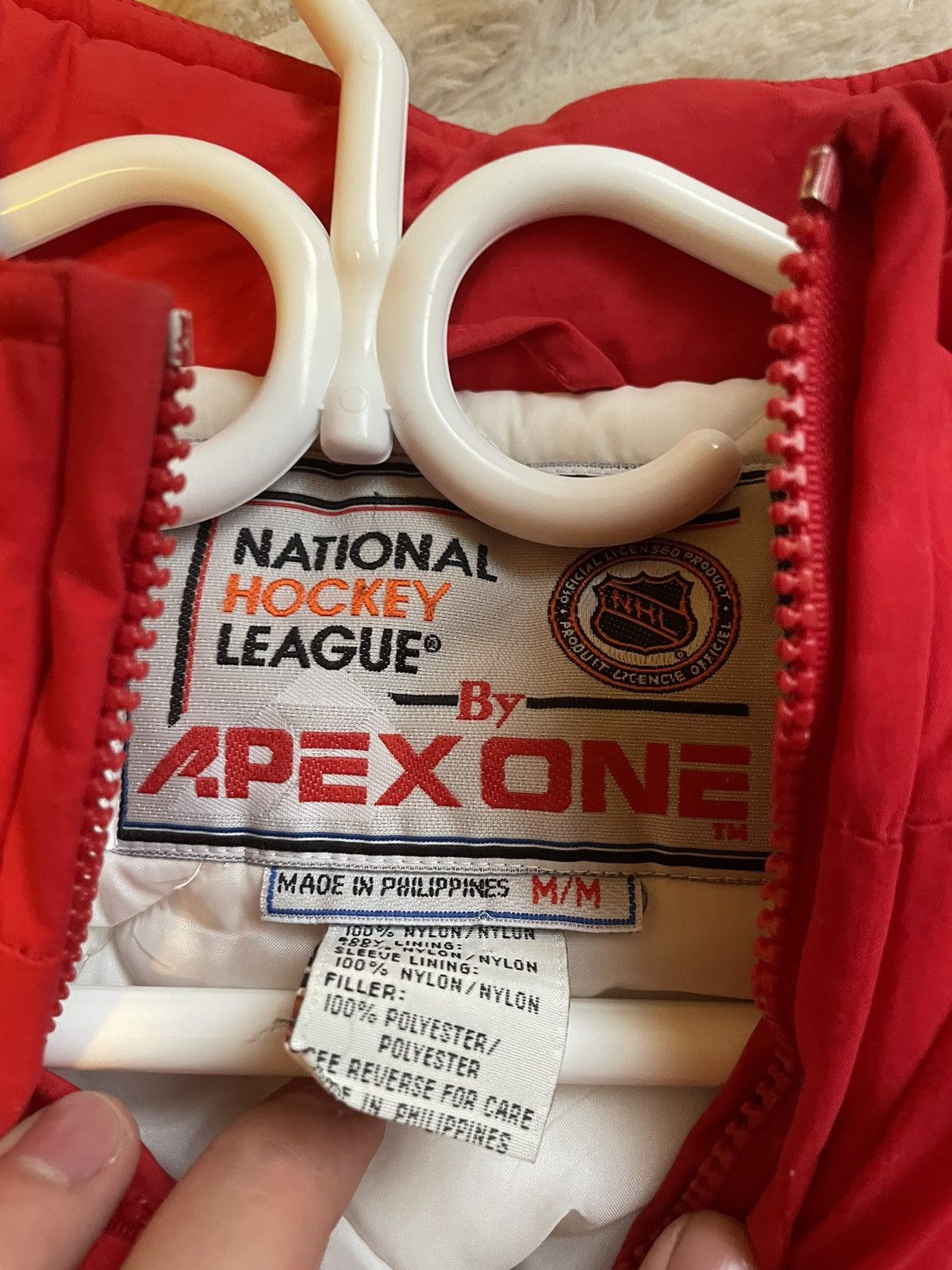 NHL Vintage Detroit Red Wings Puffer Jacket Size US M / EU 48-50 / 2 - 3 Thumbnail