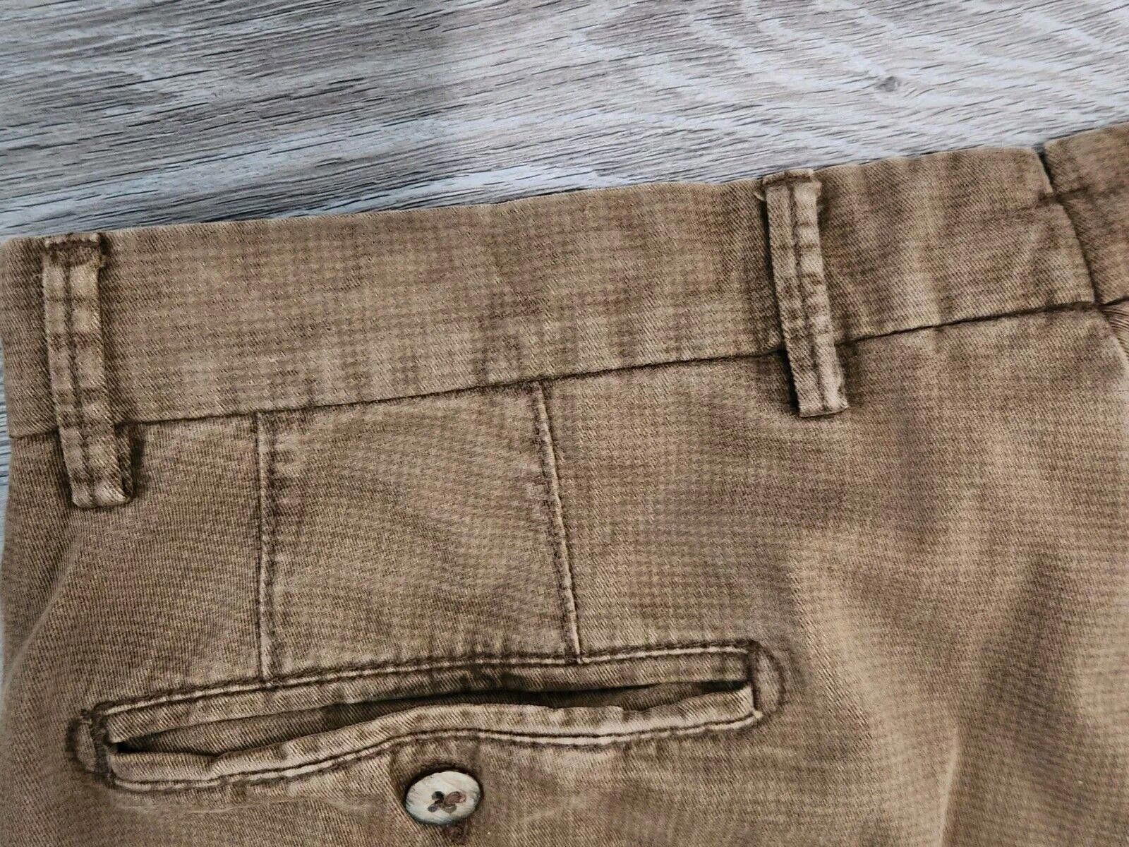 Designer Ballin Pants Mens 34 Atwater Modern Fit Brown Chino Flat Size US 34 / EU 50 - 5 Thumbnail