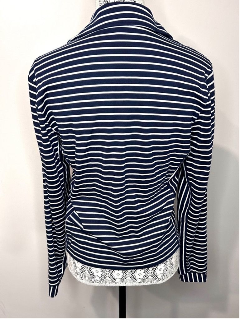 Other Women's Sandwich Jacket, Size L, Navy & White Stripes Size L / US 10 / IT 46 - 7 Thumbnail