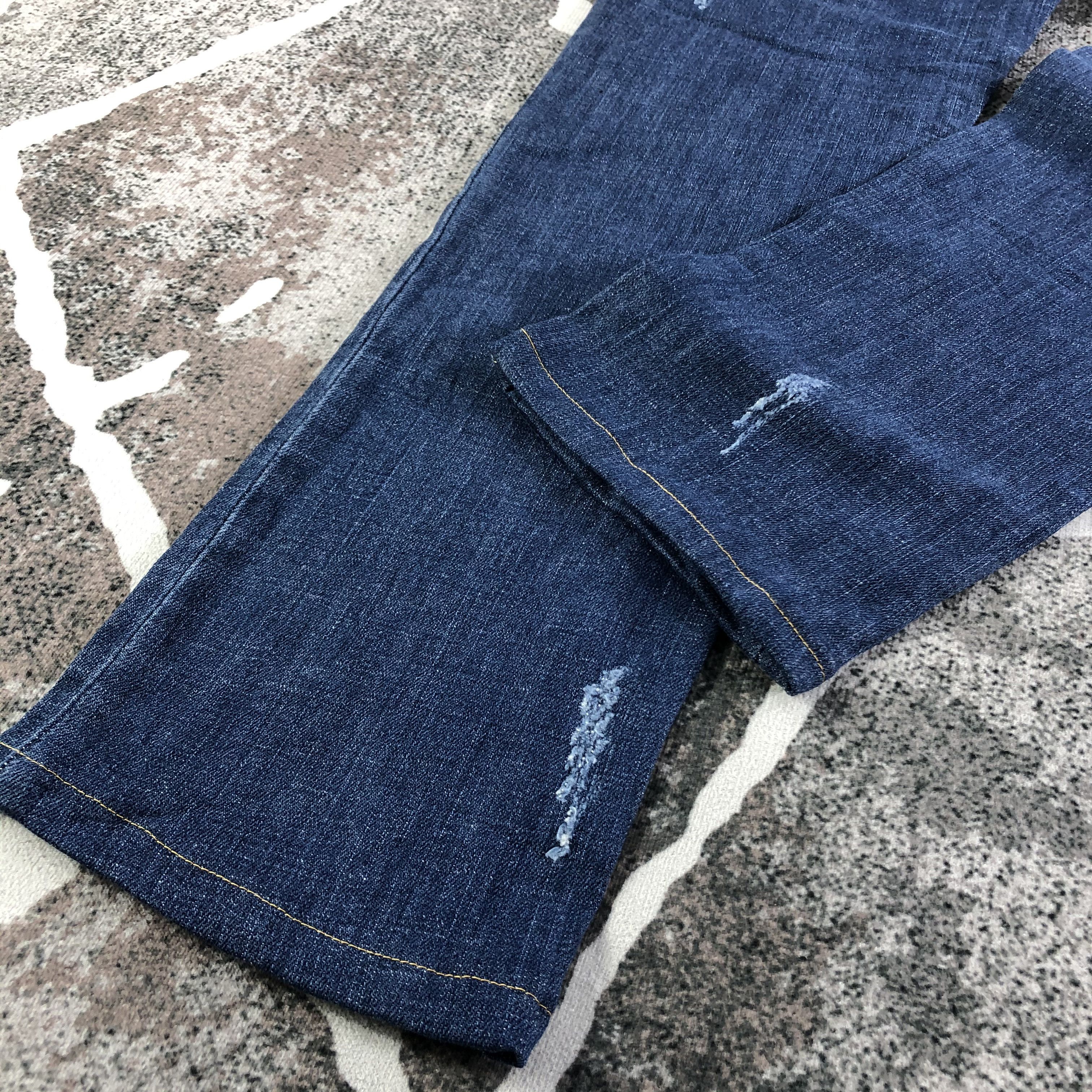 Japanese Brand Pin & Fit Patchwork Skinny Jeans KJ2042 Size US 33 - 6 Thumbnail