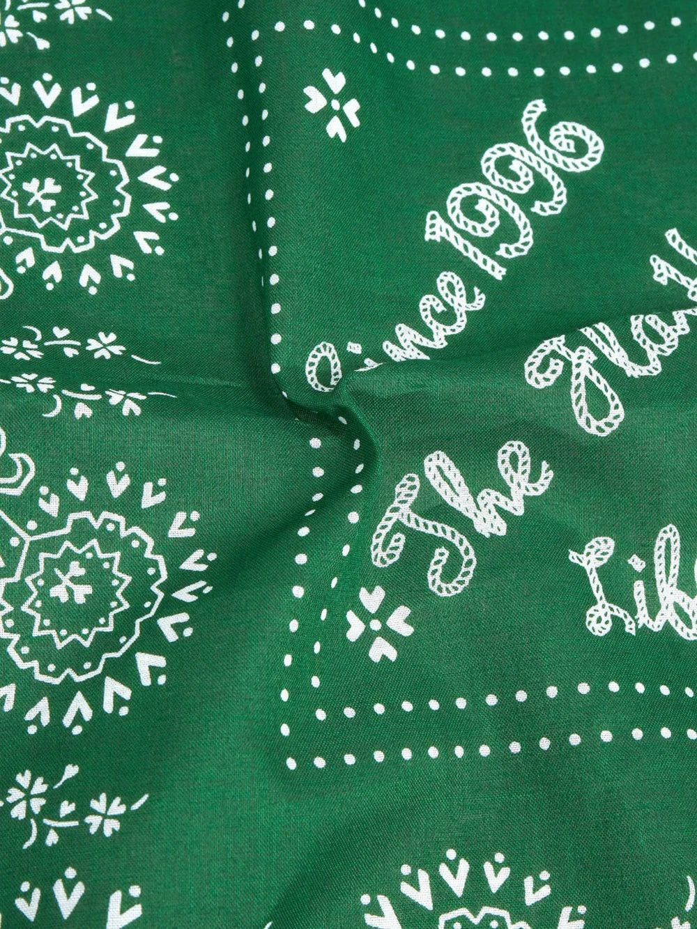 The Flat Head The Flat Head Bandana - Green Size ONE SIZE - 2 Thumbnail