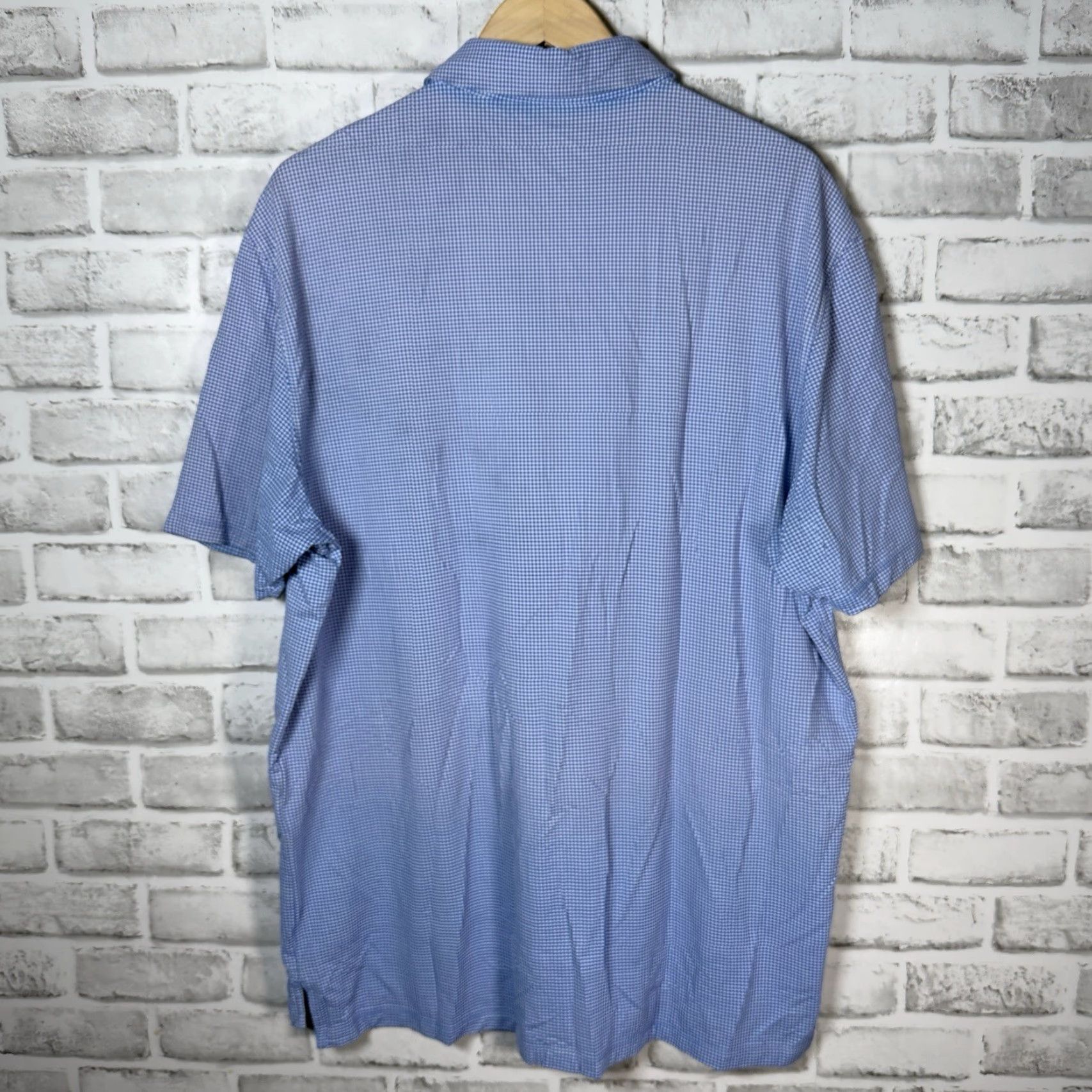 Vintage Ibkul Polo Shirt Blue UPF50+ Athletic Mens XL Regular Short Sleeve Shirt Polo Mens XL Blue UPF50+ Size US XL / EU 56 / 4 - 5 Thumbnail
