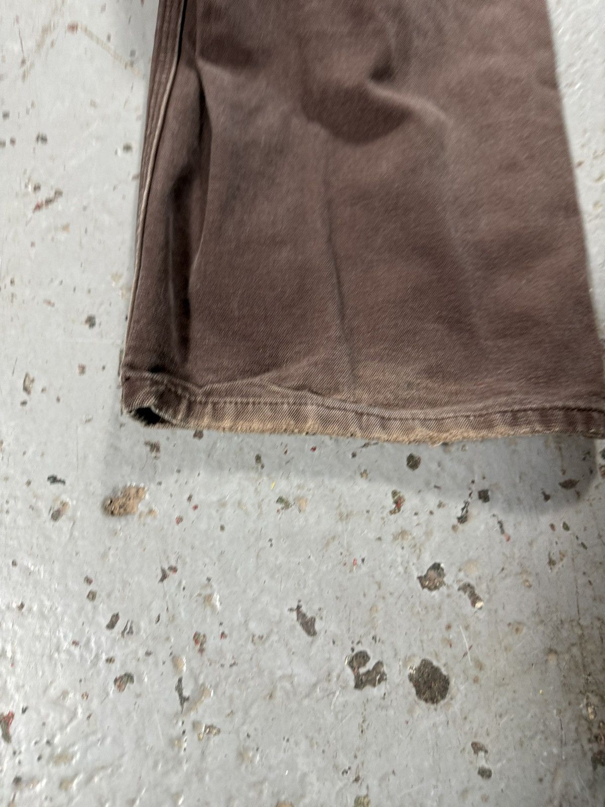 Carhartt Vintage Distressed Faded Mocha Brown Carhartt Carpenter Pant Size US 42 / EU 58 - 5 Thumbnail