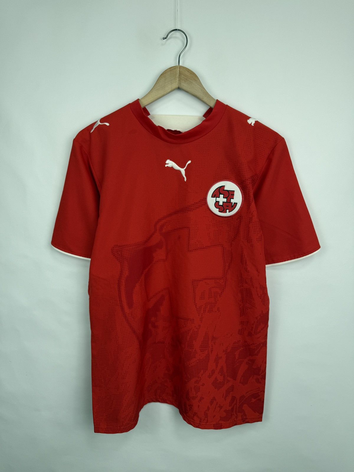 Puma 🇨🇭Vintage 2006 Puma Switzerland National Team Soccer Jersey Size US S / EU 44-46 / 1 - 2 Thumbnail