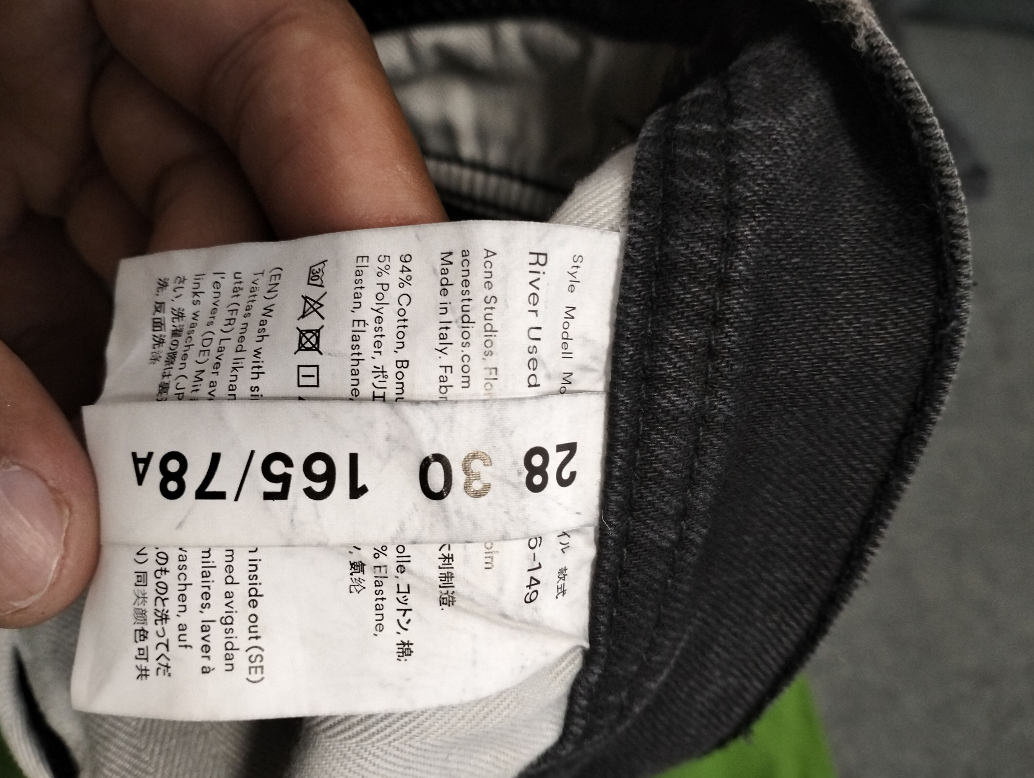 Acne Studios Acne Studios Jeans Mens 28 x 30 Italy Cotton Size US 28 / EU 44 - 4 Thumbnail
