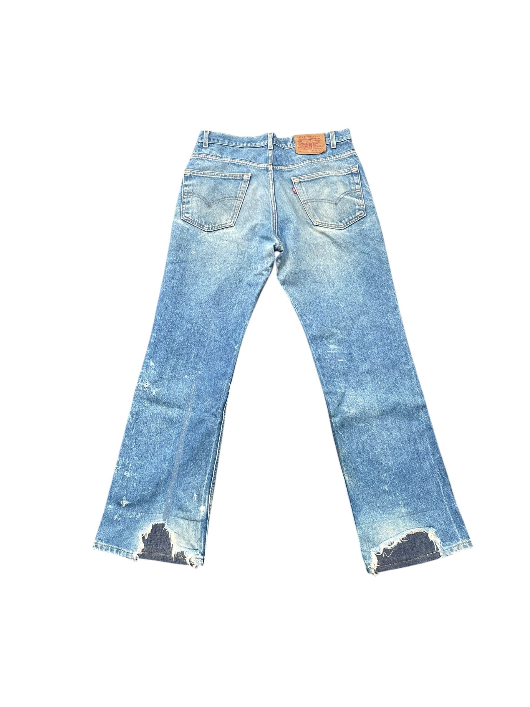 Levi's Vintage Levis 517 Distresed Size US 34 / EU 50 - 3 Thumbnail