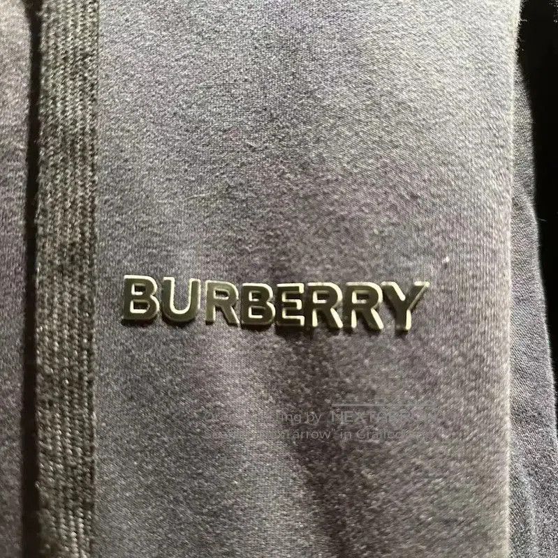 Burberry Burberry XS Deep Blue Cotton Hoodie. Size XS / US 0-2 / IT 36-38 - 3 Thumbnail