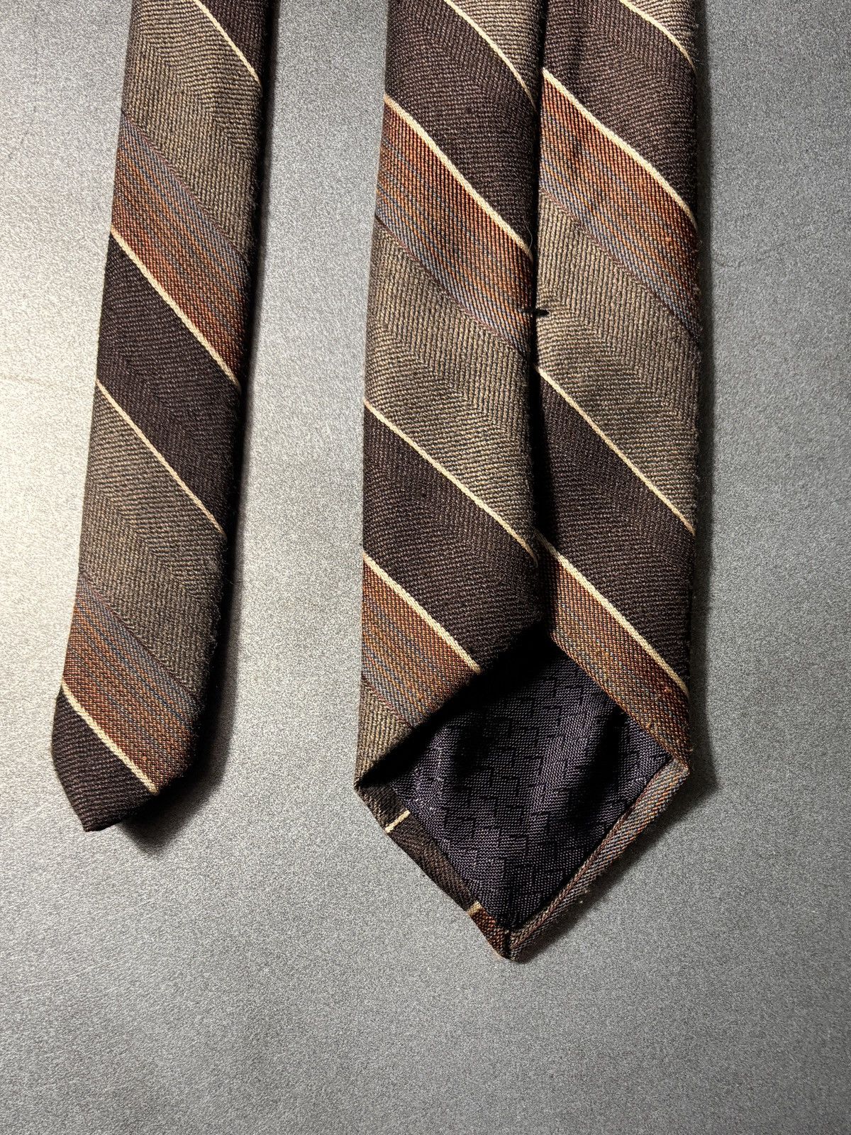 Louis Feraud Vintage Louis Feraud Tie 1960s Striped Necktie 1970s Size ONE SIZE - 7 Thumbnail