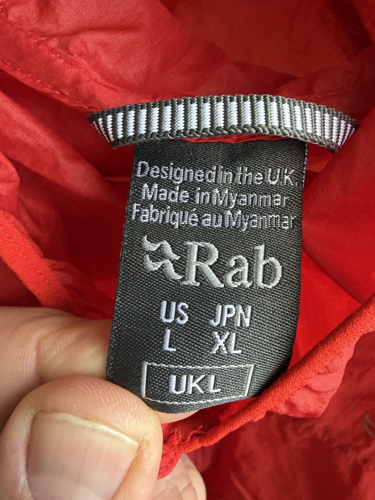 Rab Rab Vital Windshell Hoody Lightweight Jacket Men's Running Size US L / EU 52-54 / 3 - 8 Thumbnail