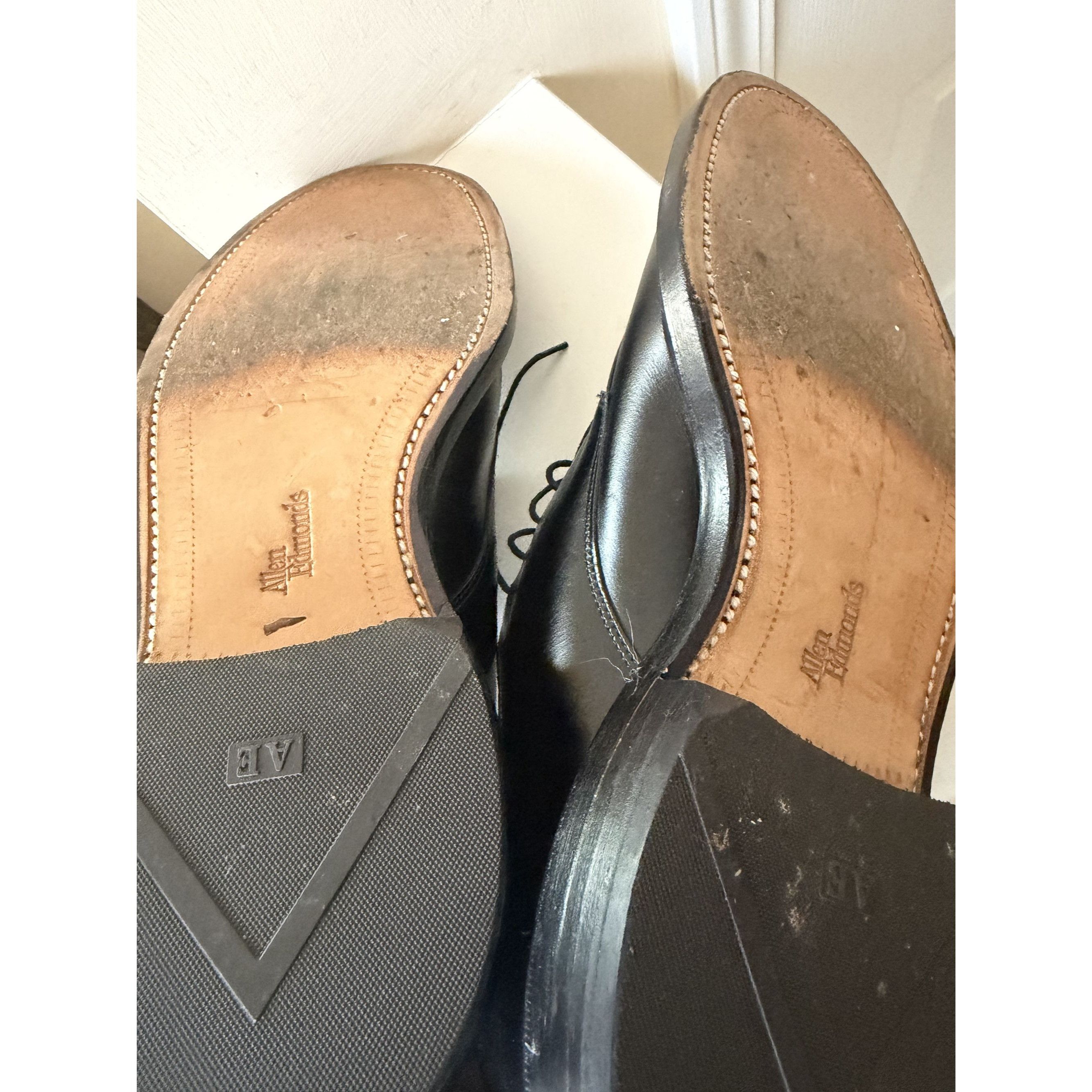 Allen Edmonds Allen Edmonds Brentwood Black Dress Shoes Size 9 Narrow Size US 9 / EU 42 - 8 Thumbnail