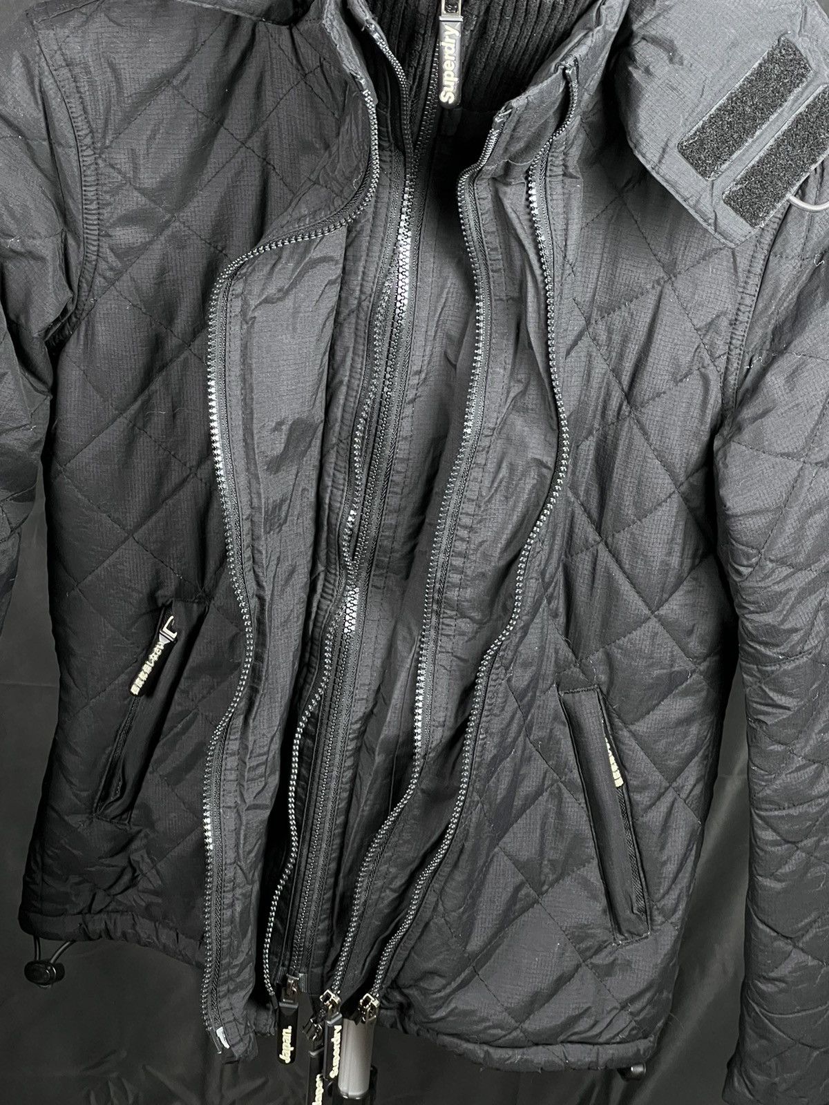 Japanese Brand × Superdry × Vintage 🔴 Superdry Japanese multi-zip jacket triple-zip Size S / US 4 / IT 40 - 5 Thumbnail