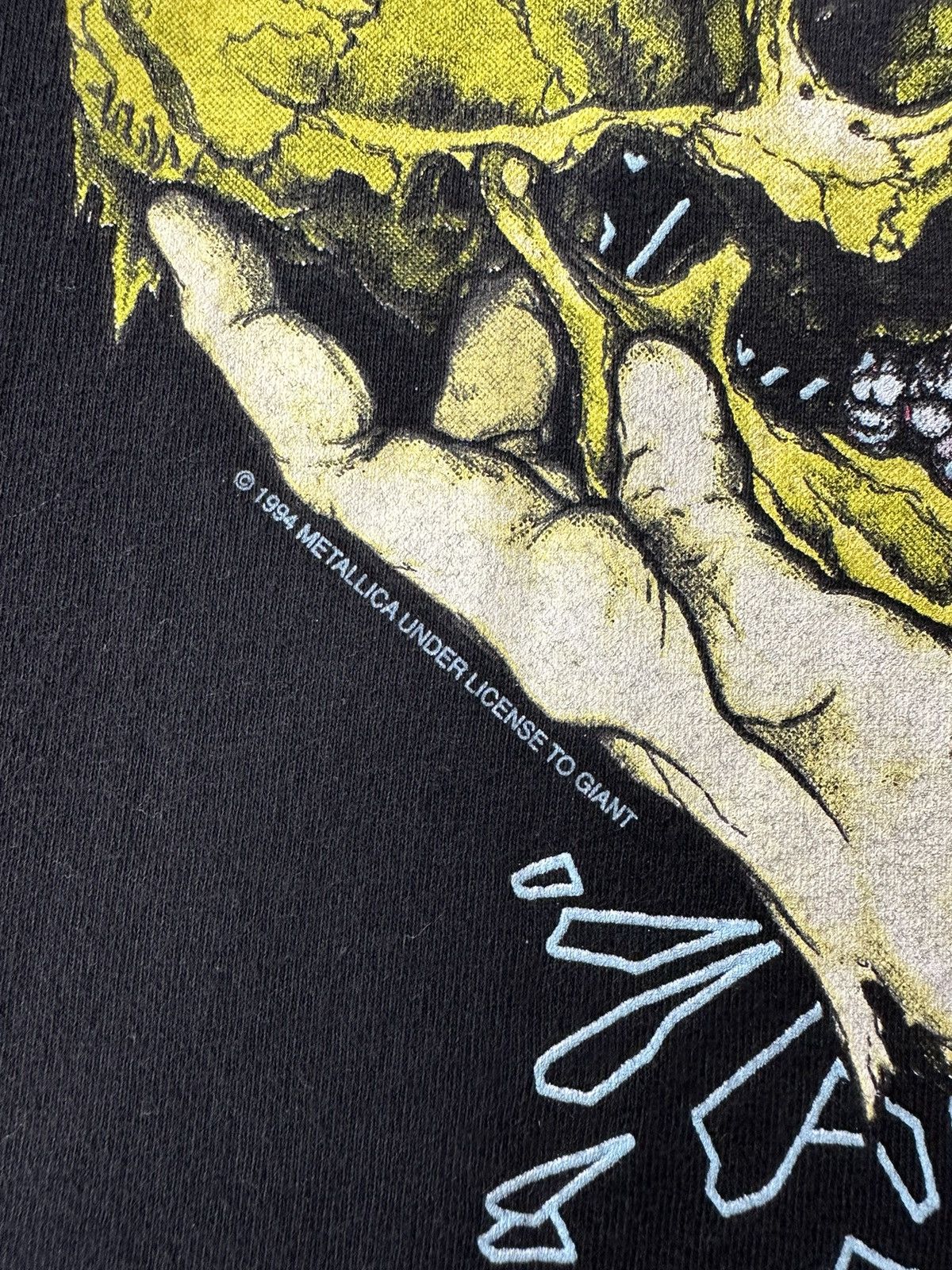 Metallica × Vintage RARE 1994 vintage metallica pushead tee Size US XL / EU 56 / 4 - 4 Thumbnail