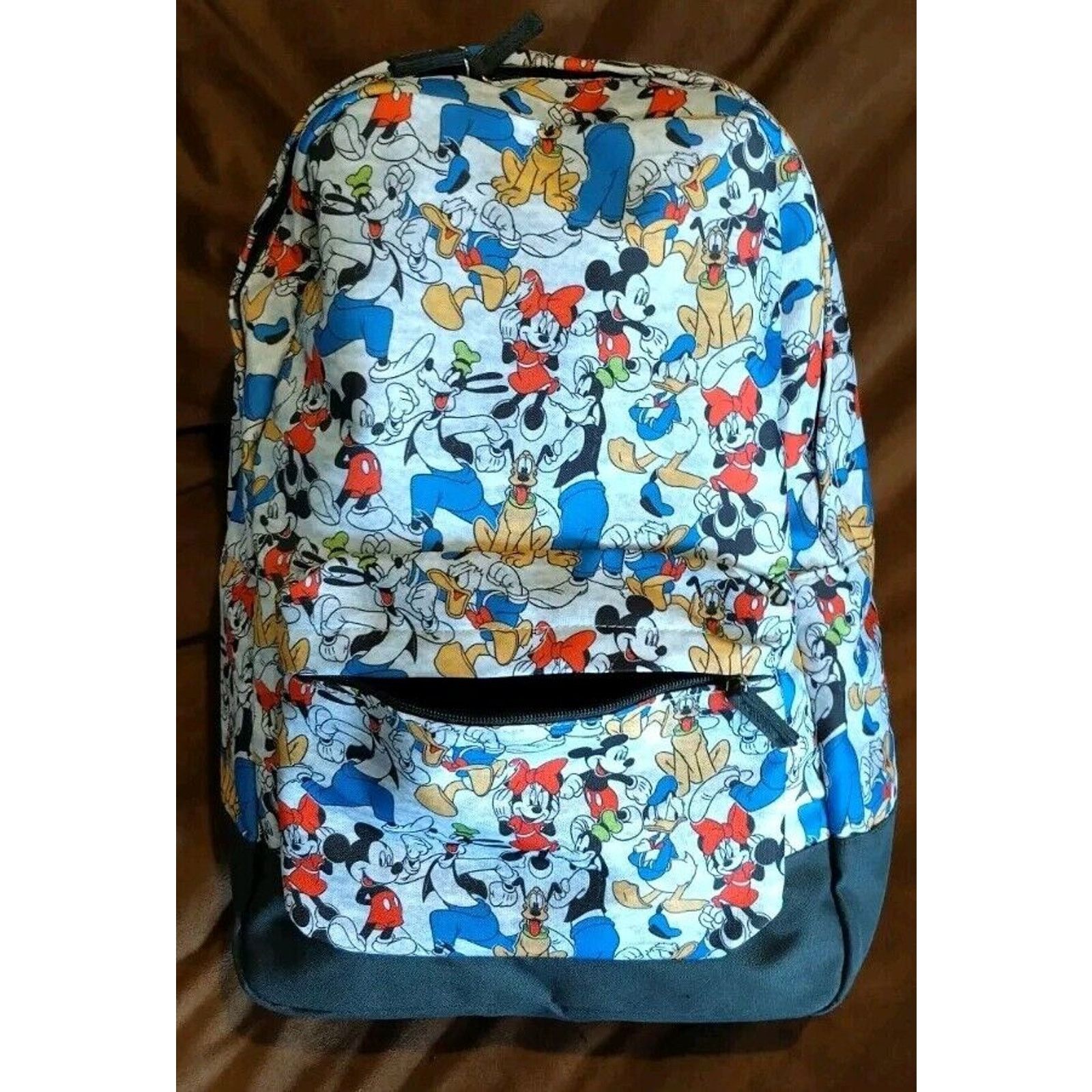 Disney NWT !! Disney Mickey Mouse & Friends All Over Print Backpack Size ONE SIZE - 1 Thumbnail