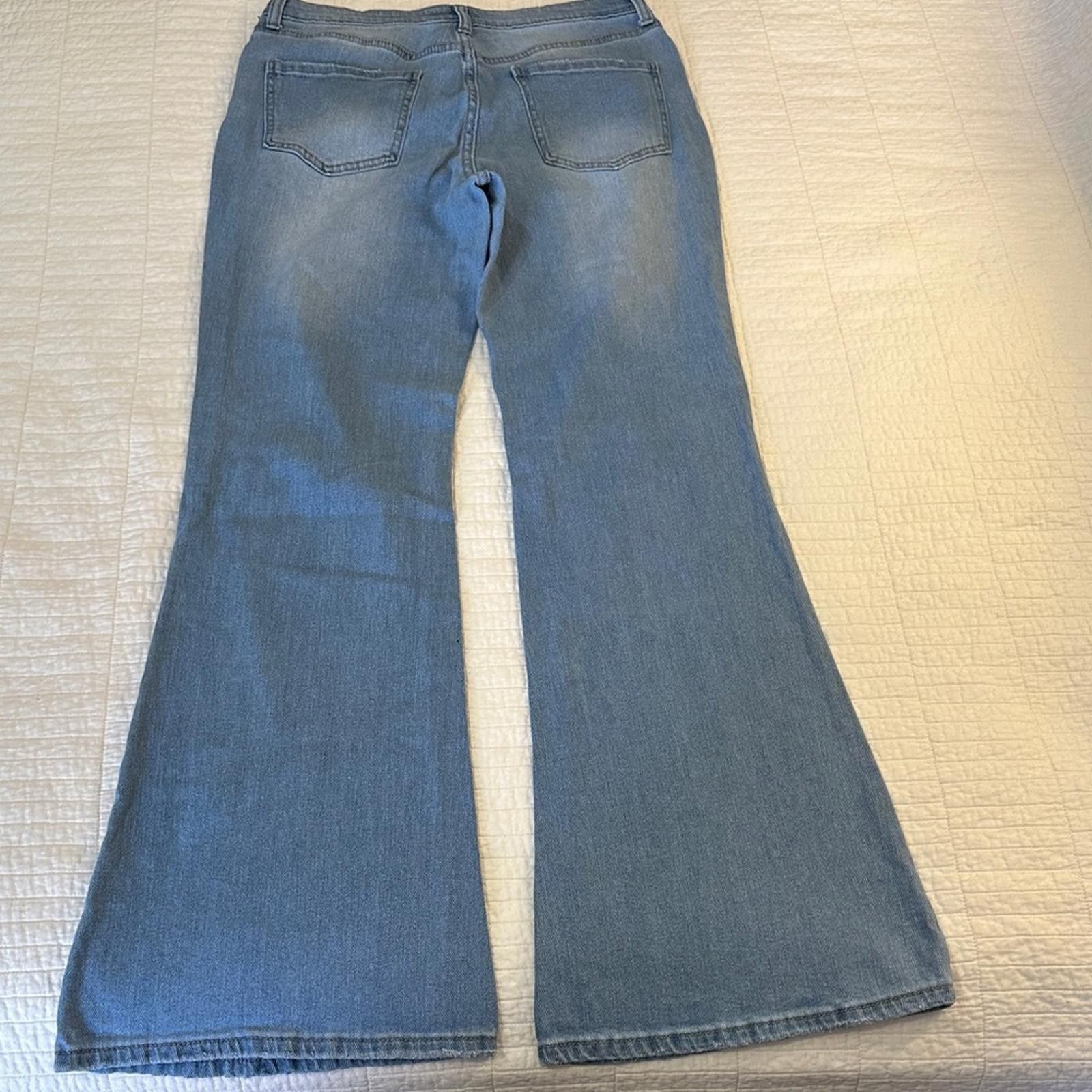 BP. Nordstrom BP SZ 31 High Rise Flare Women's Flared Denim Size 31" - 3 Thumbnail
