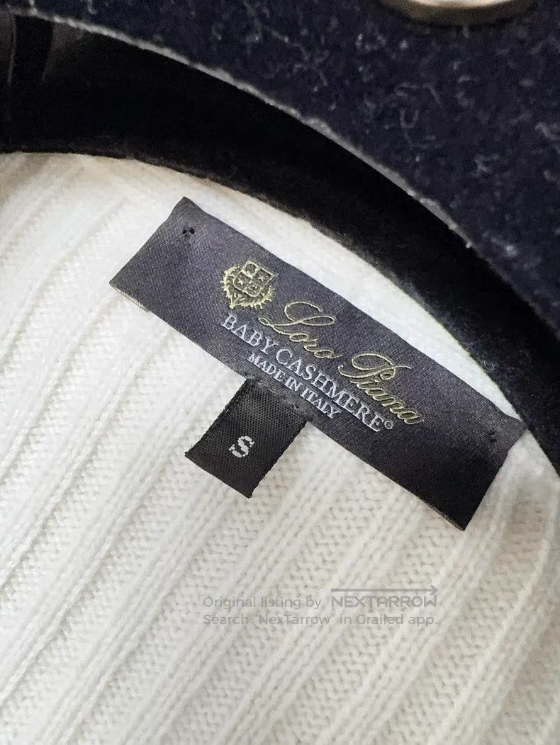 Loro Piana Loro Piana Beige Ribbed Mid-Length Knit Cardigan Jacket Size S / US 4 / IT 40 - 6 Thumbnail