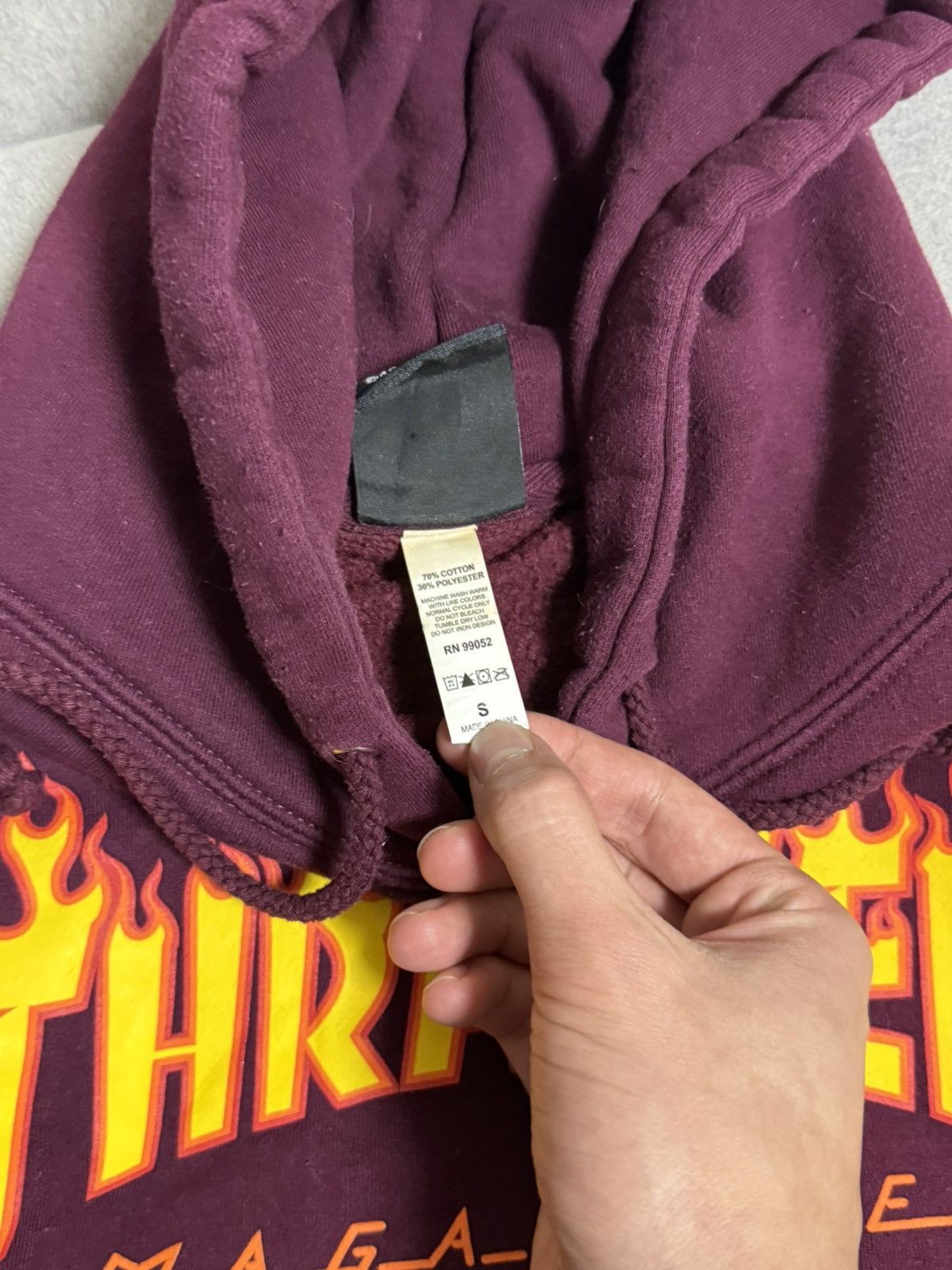 Thrasher Vintage Thrashers Fire Logo Skateboarding Skate Hoodie Size US S / EU 44-46 / 1 - 7 Thumbnail