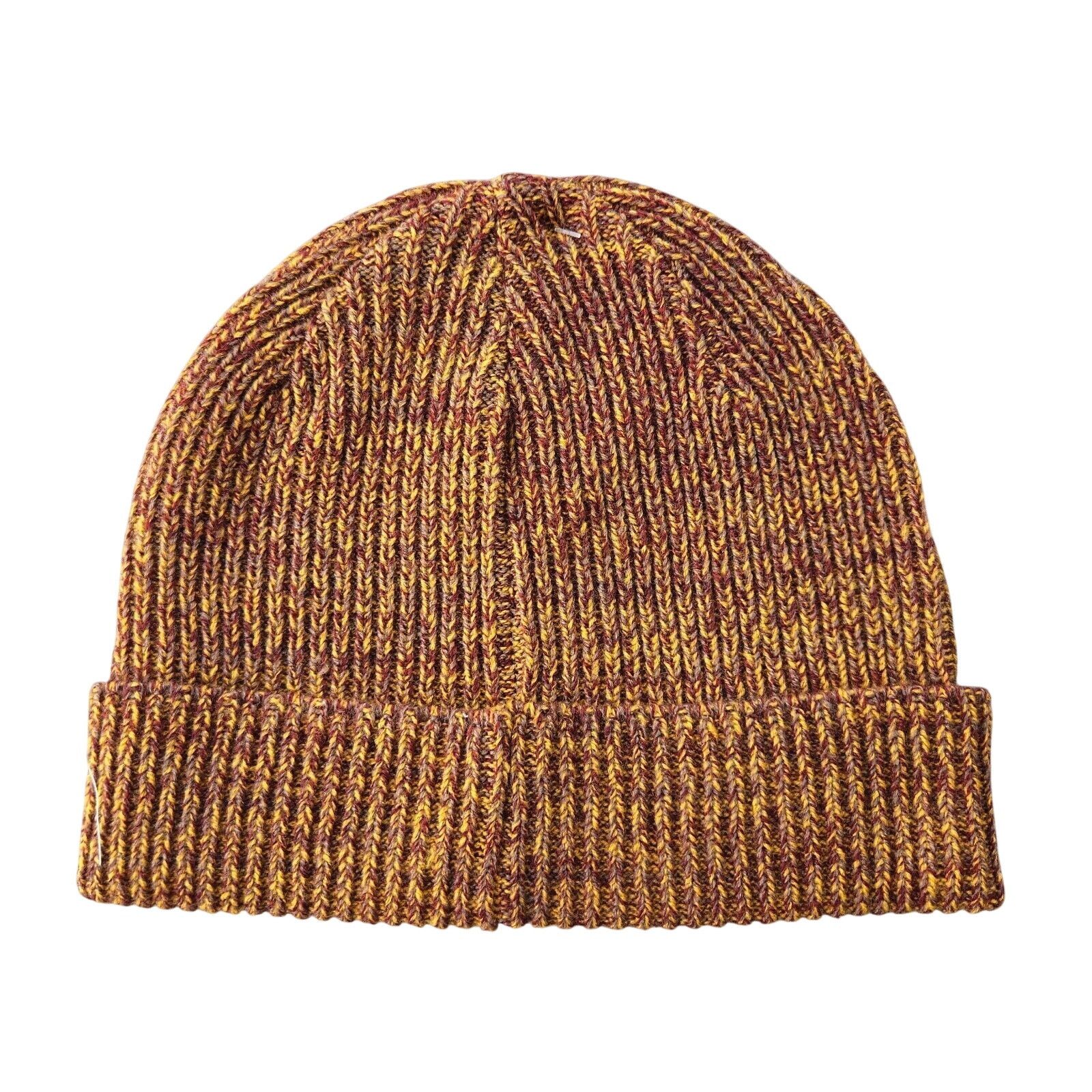 The Unbranded Brand Sun + Stone Men's Brown Rib Knit Casual Beanie Hat One Size Size ONE SIZE - 4 Thumbnail