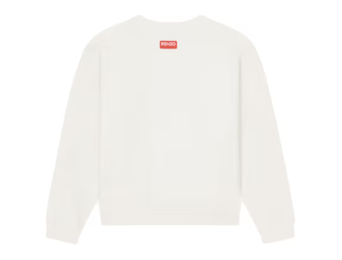 Kenzo o1mle0924 Flower Crewneck in White Size US M / EU 48-50 / 2 - 2 Thumbnail