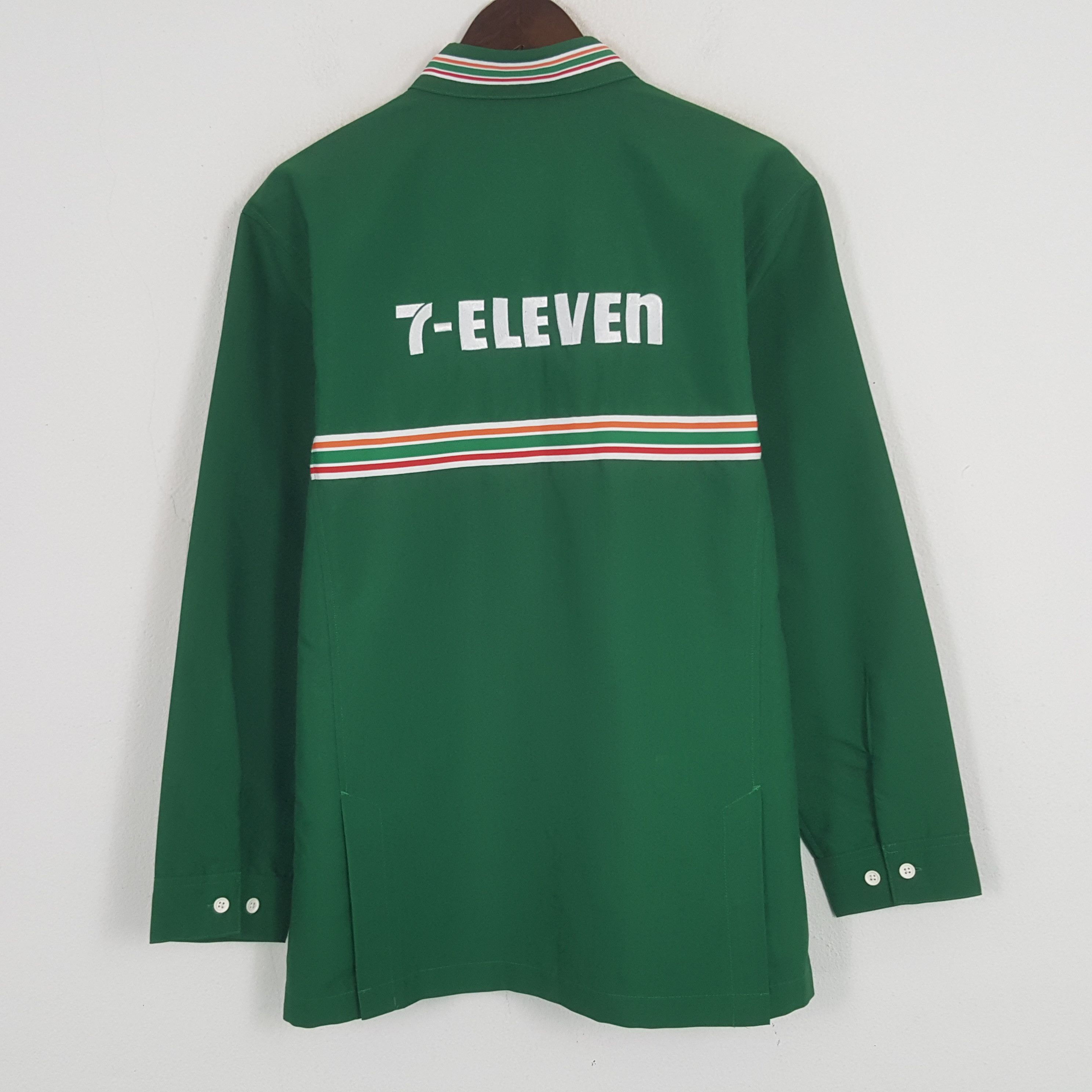 Vintage 7 Eleven Embroidery Logo Uniform Jacket