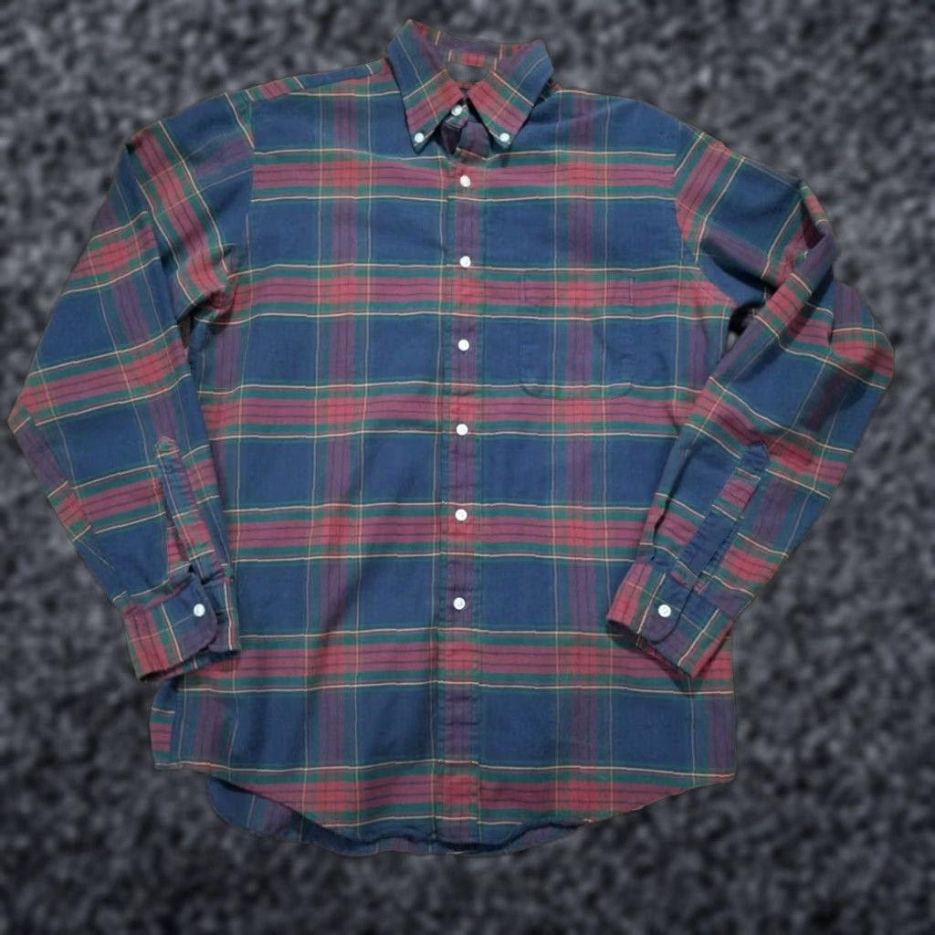 Vintage VINTAGE L.L. Bean Work Shirt Men's Long Sleeve Plaid Button-Up Casual Outdoor 90s L Size US L / EU 52-54 / 3 - 1 Thumbnail