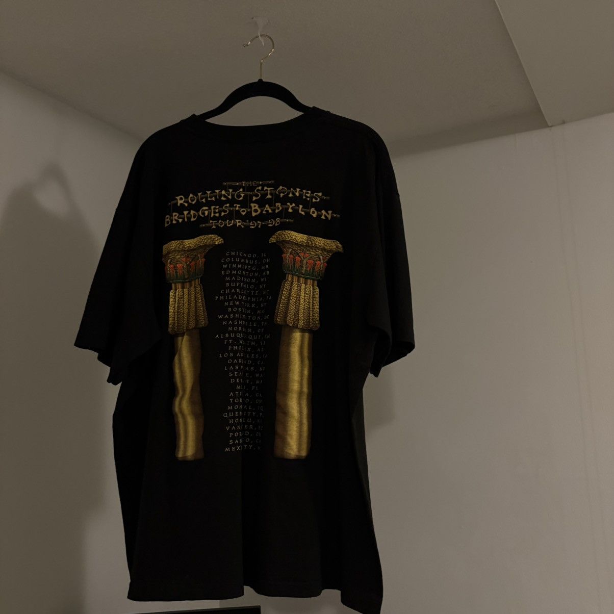 The Rolling Stones The Rolling Stones Bridges To Babylon 1997 Tour T-Shirt Size US XL / EU 56 / 4 - 2 Thumbnail