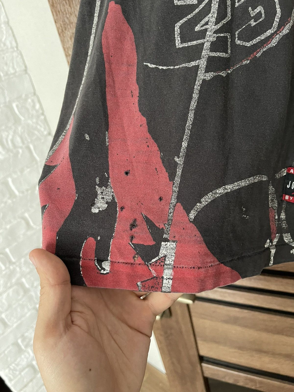 Nike Nike Air Jordan Vintage T-Shirt Tee 90s Oll Over Print AOP Size US M / EU 48-50 / 2 - 15 Thumbnail