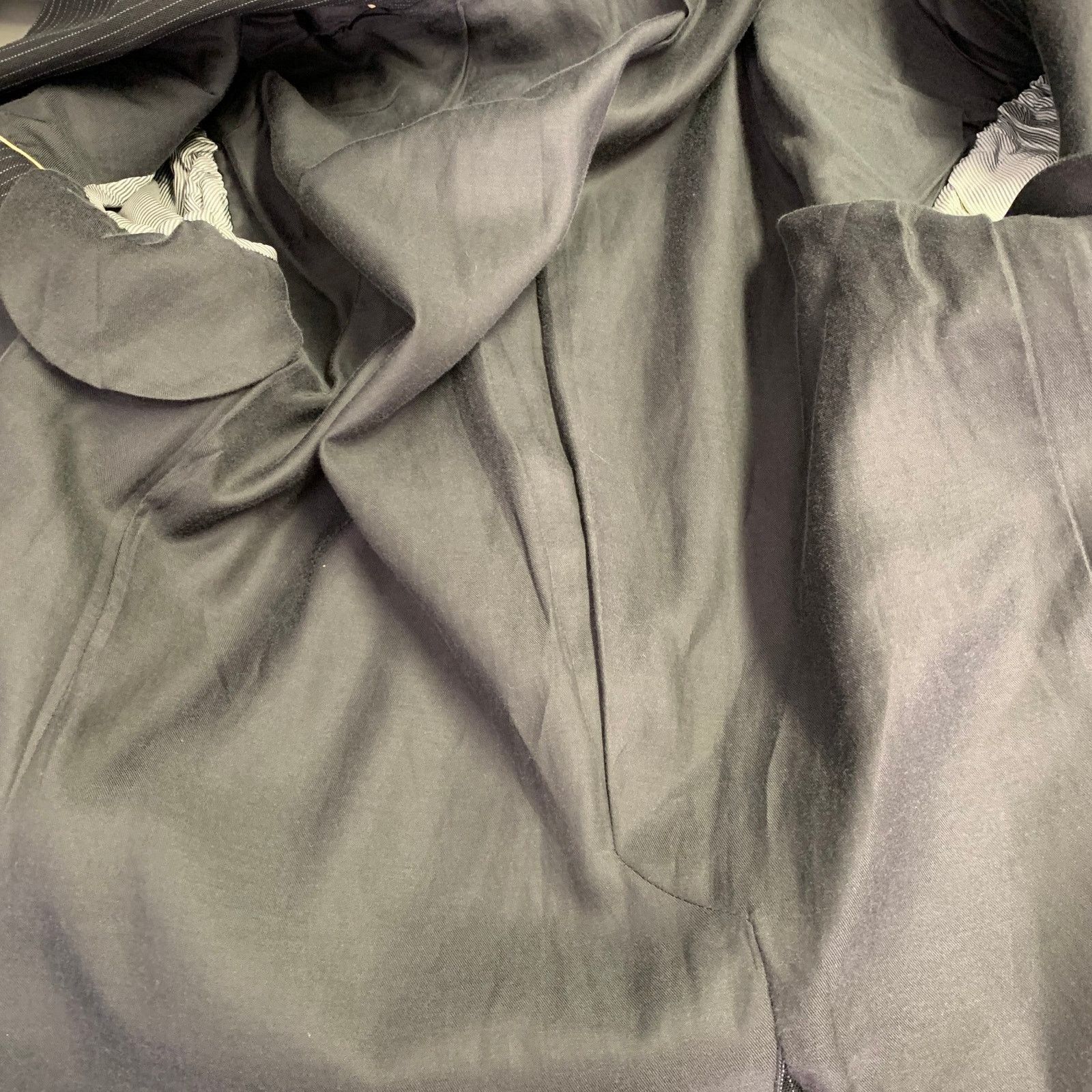 Rag & Bone Size 40 Black Grey Pinstripe Wool Single Breasted Sport Coat Size 40R - 8 Thumbnail