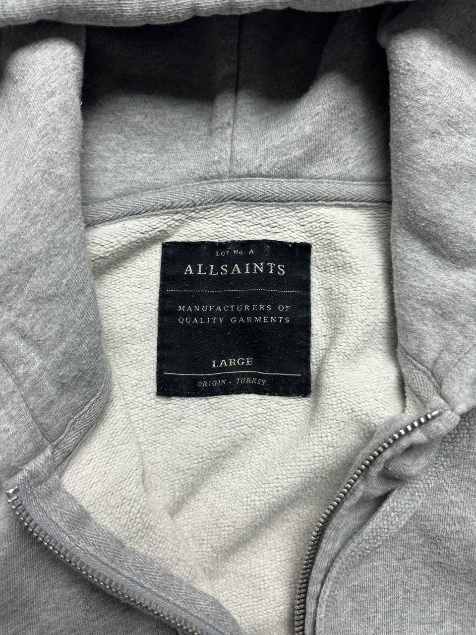 Allsaints × Vintage Vintage Allsaints Boxy Zip Hoodie Y2K L Size US L / EU 52-54 / 3 - 7 Thumbnail