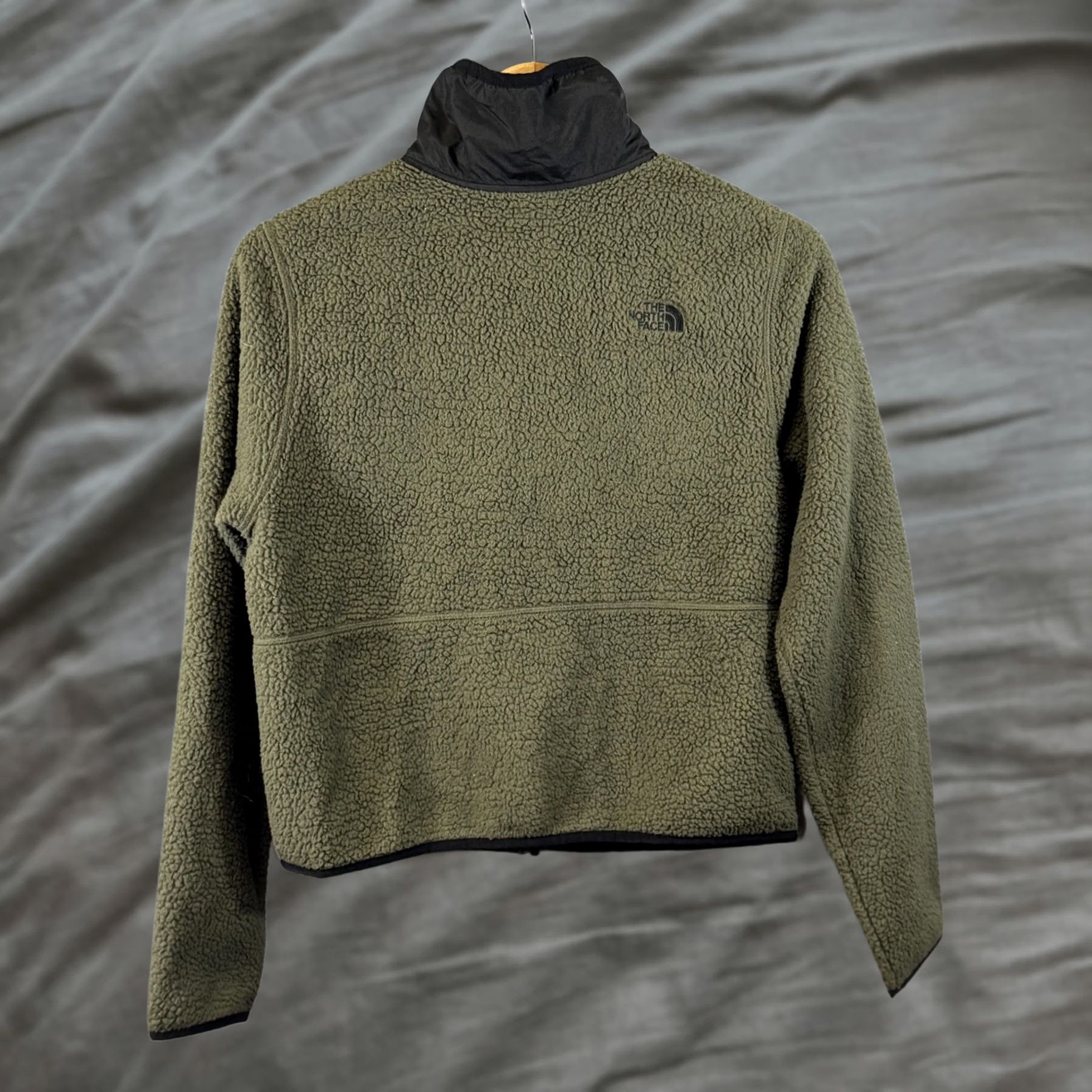The North Face North Face Jacket Womens Small Green Sherpa Fleece Full Zip Outdoor Hiking Warm Size S / US 4 / IT 40 - 1 Thumbnail