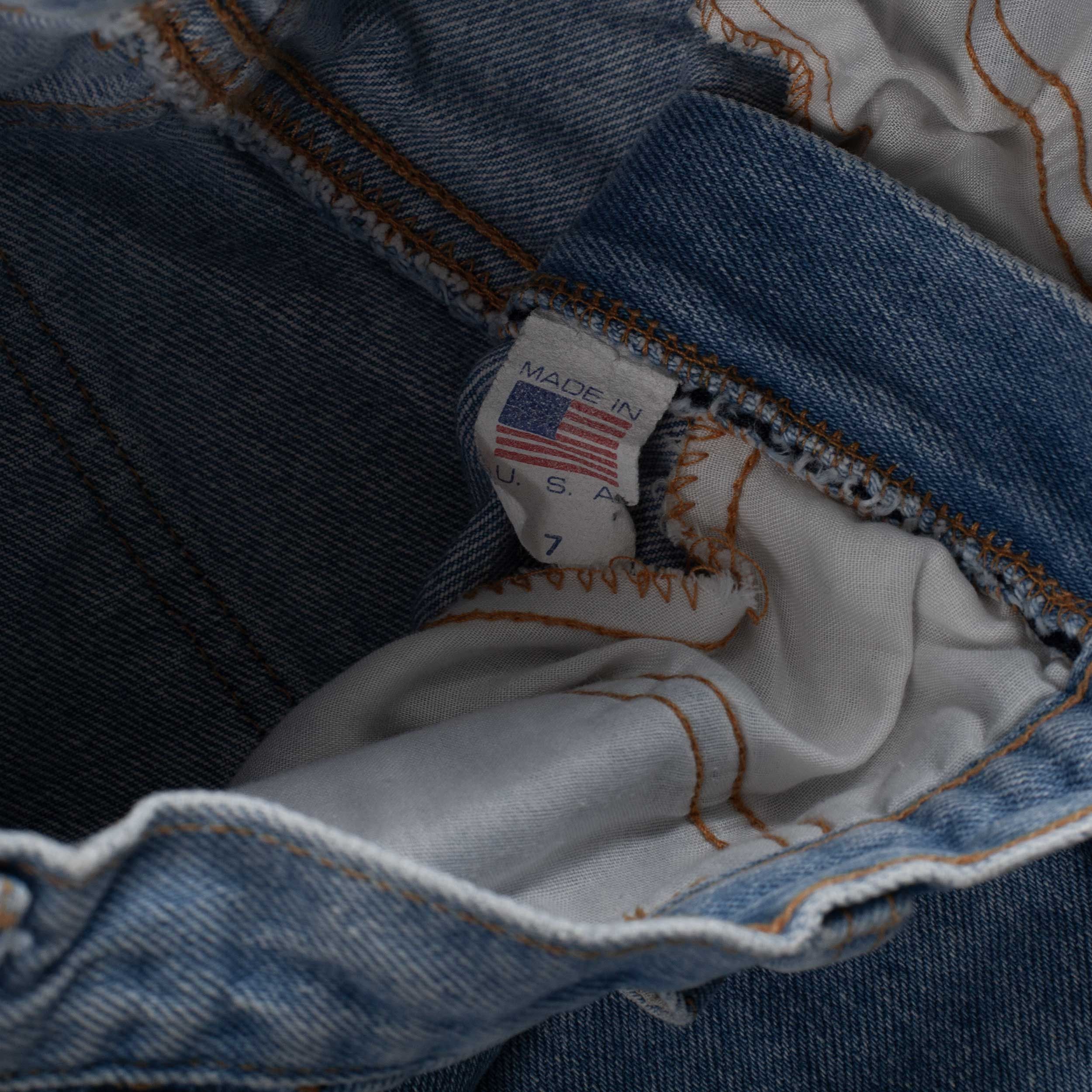 Other Vintage 90s High Waisted Painted Mom Jeans 26'' (26x32) Size 26" / US 2 / IT 38 - 8 Thumbnail