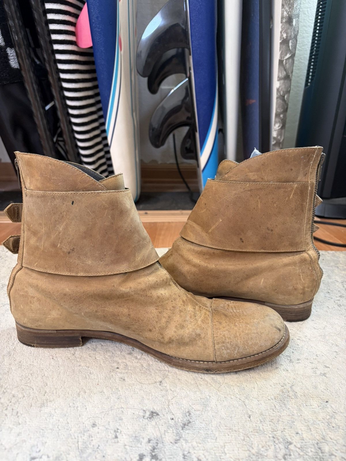 Fad Three FAD-3 Buckle Back Zip Boots Size US 9 / EU 42 - 2 Thumbnail