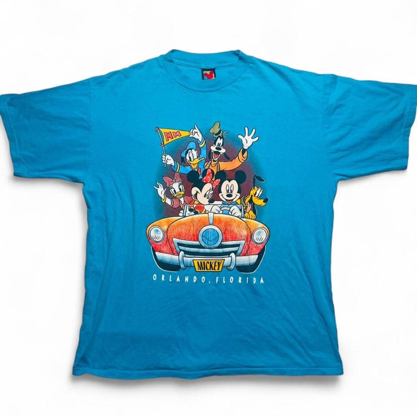 Mickey Unlimited Vintage Mickey Unlimited Disney Gang Graphic T-Shirt Blue XL Size US XL / EU 56 / 4 - 1 Thumbnail