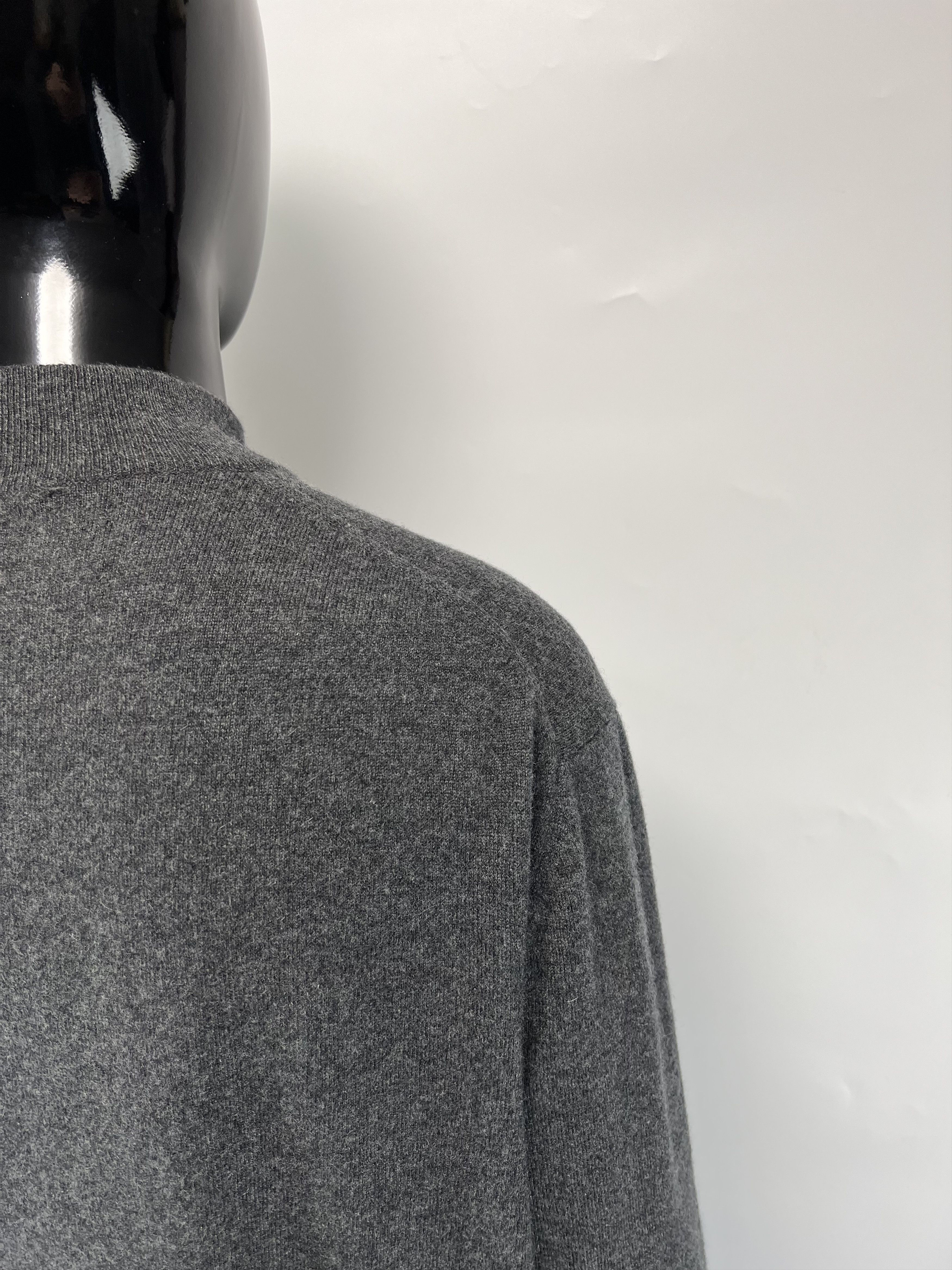Maurizio Baldassari Maurizio Baldassari Wool Silk 1/4 Zip Sweater Size US XXL / EU 58 / 5 - 11 Thumbnail