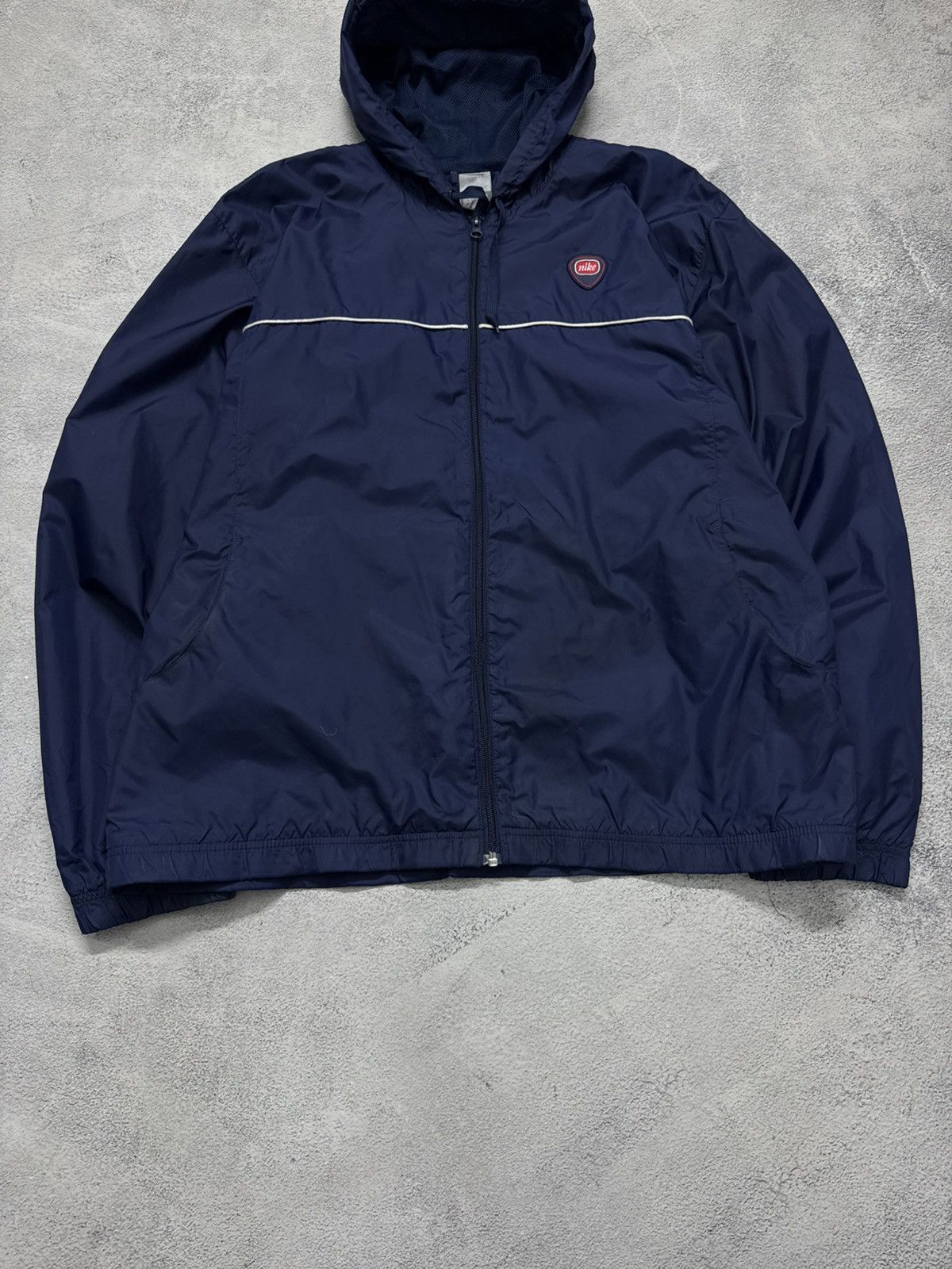Nike Vintage Y2K Nike Nylon Mini Logo Jacket 00’s Size US XL / EU 56 / 4 - 7 Thumbnail