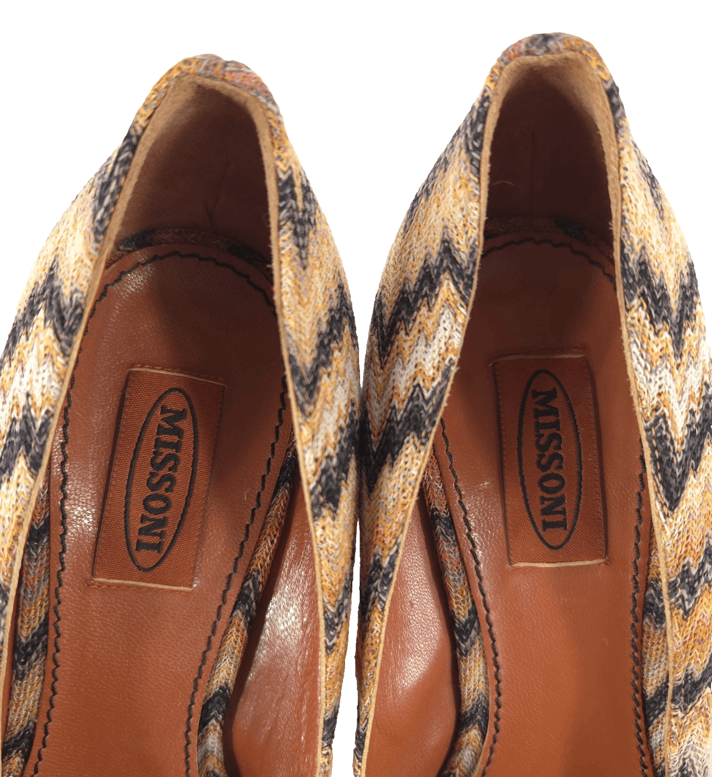 Missoni Missoni Zigzag Knit Pointed Toe Pumps 40 EU 10 US Womens Size US 10 / IT 40 - 8 Thumbnail