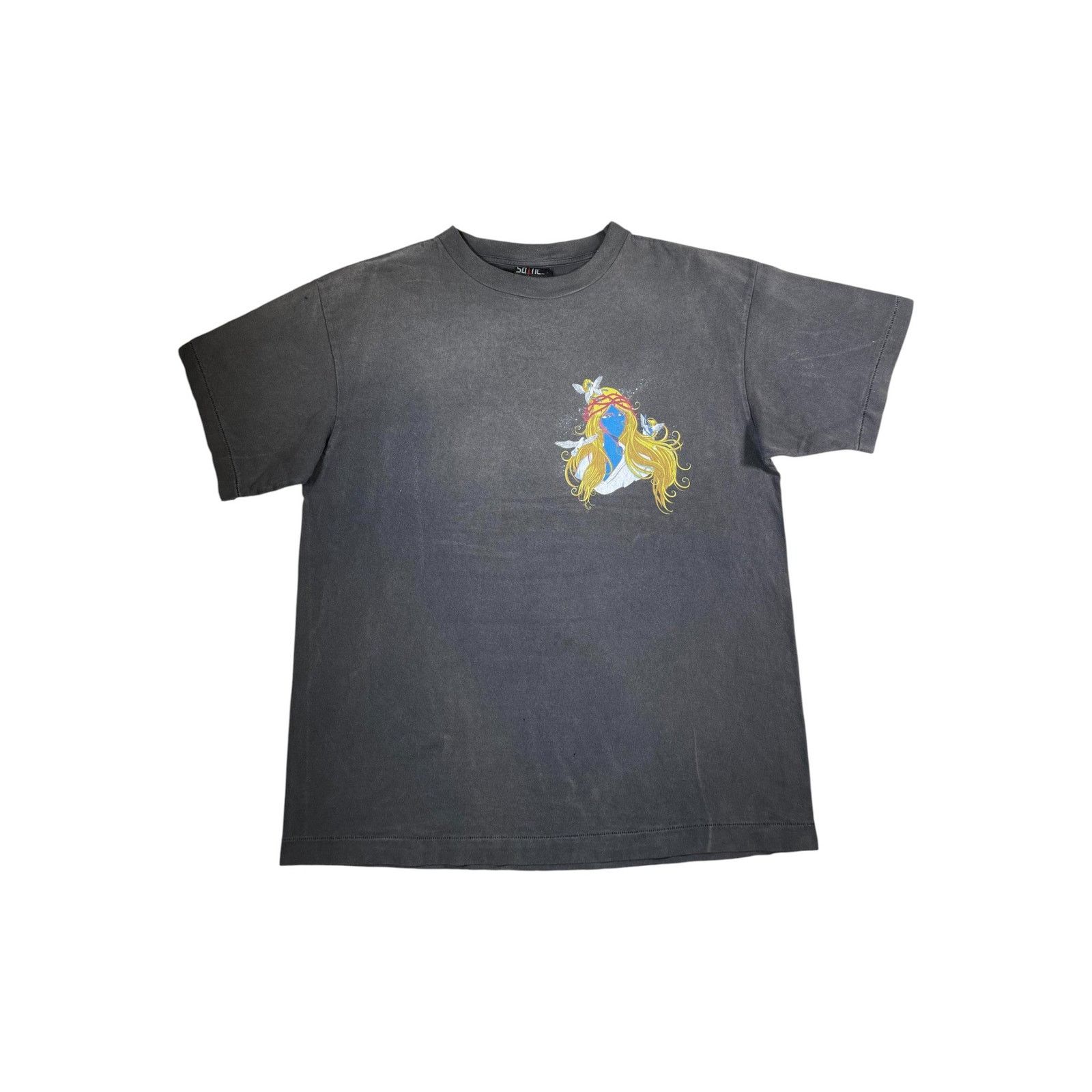 Saint Michael Saint Michael Grey, Yellow & Blue Tee Size US L / EU 52-54 / 3 - 1 Thumbnail