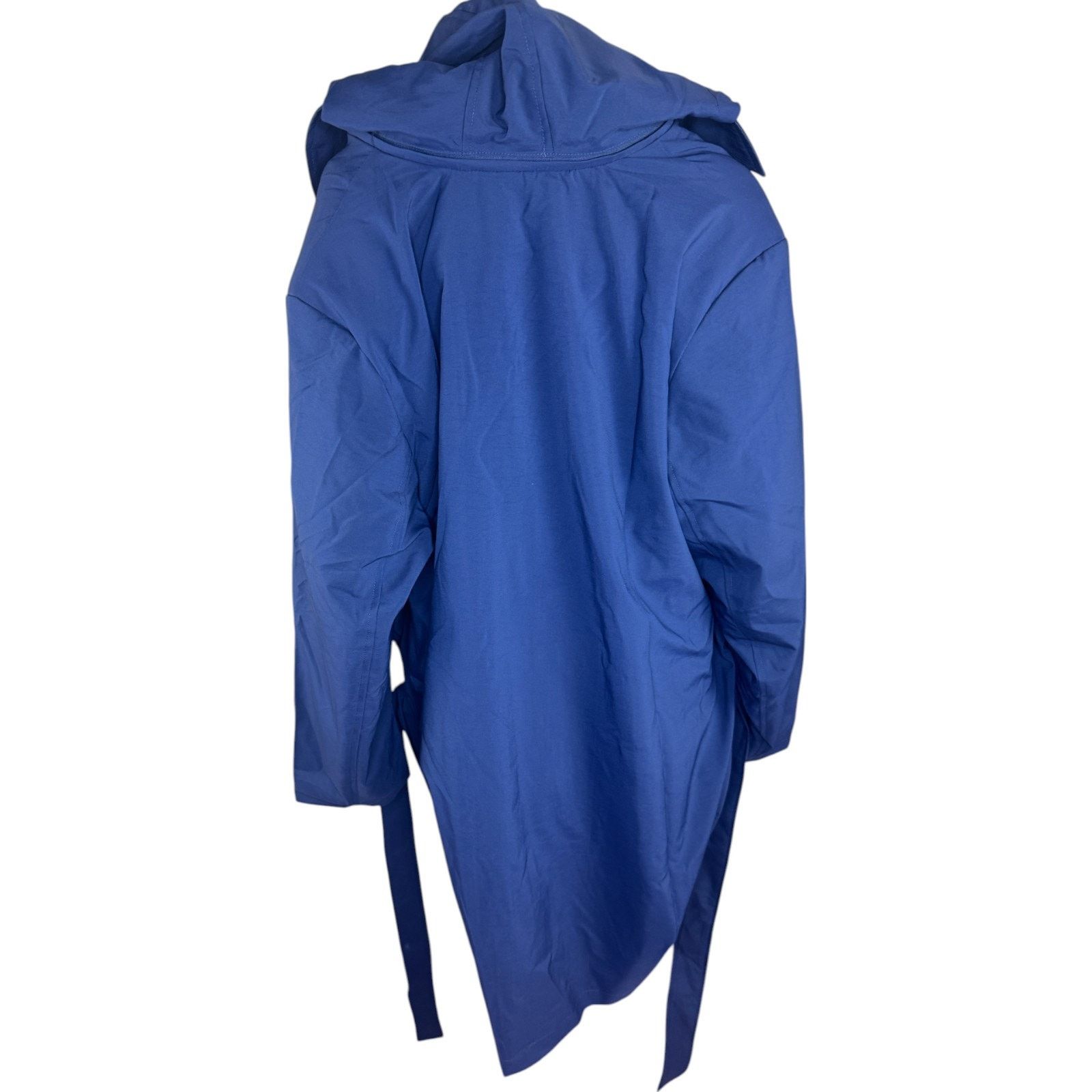 Other Dennis BassoWater Resistant Trench Coat Navy Large Petite Size L / US 10 / IT 46 - 11 Thumbnail