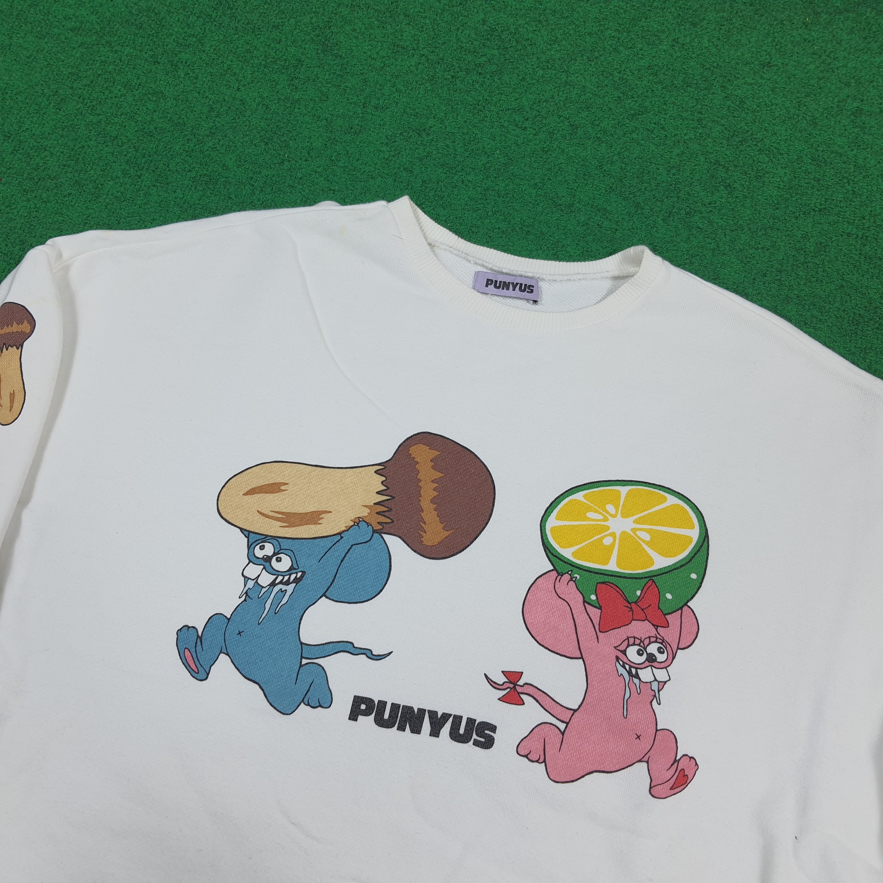 Japanese Brand Vintage PUNYUS Naomi Watanabe Sweatshirt C295N20 Size US XL / EU 56 / 4 - 2 Thumbnail