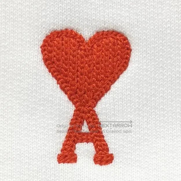 AMI AMI Alexandre Mattiussi Cotton Heart Logo Sweatshirt S. Size US S / EU 44-46 / 1 - 1 Thumbnail