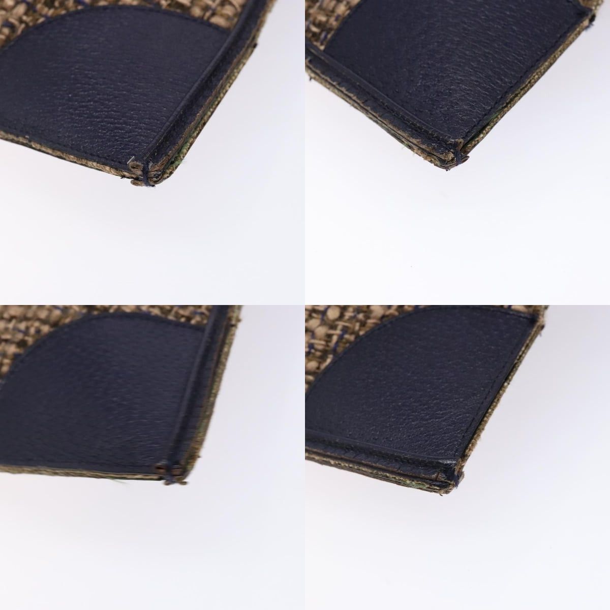 Prada PRADA Hand Bag Tweed Beige Silver Size ONE SIZE - 10 Thumbnail