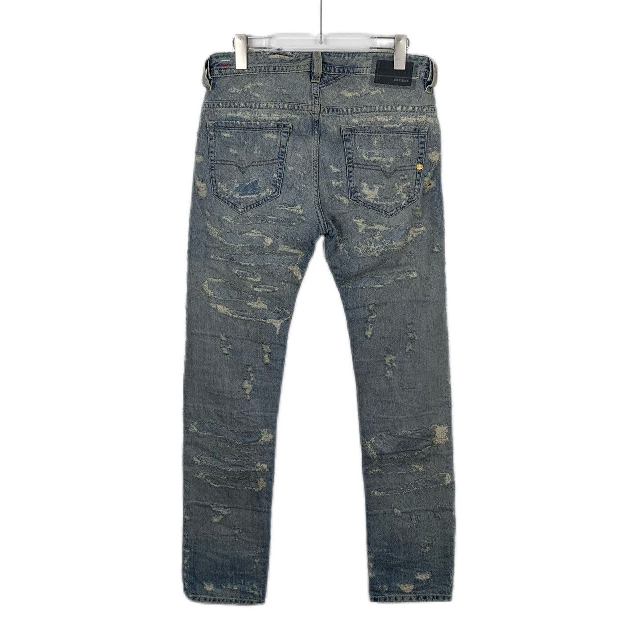 Diesel Diesel Light Blue Distressed Denim Pants K26WX Size US 29 - 2 Thumbnail