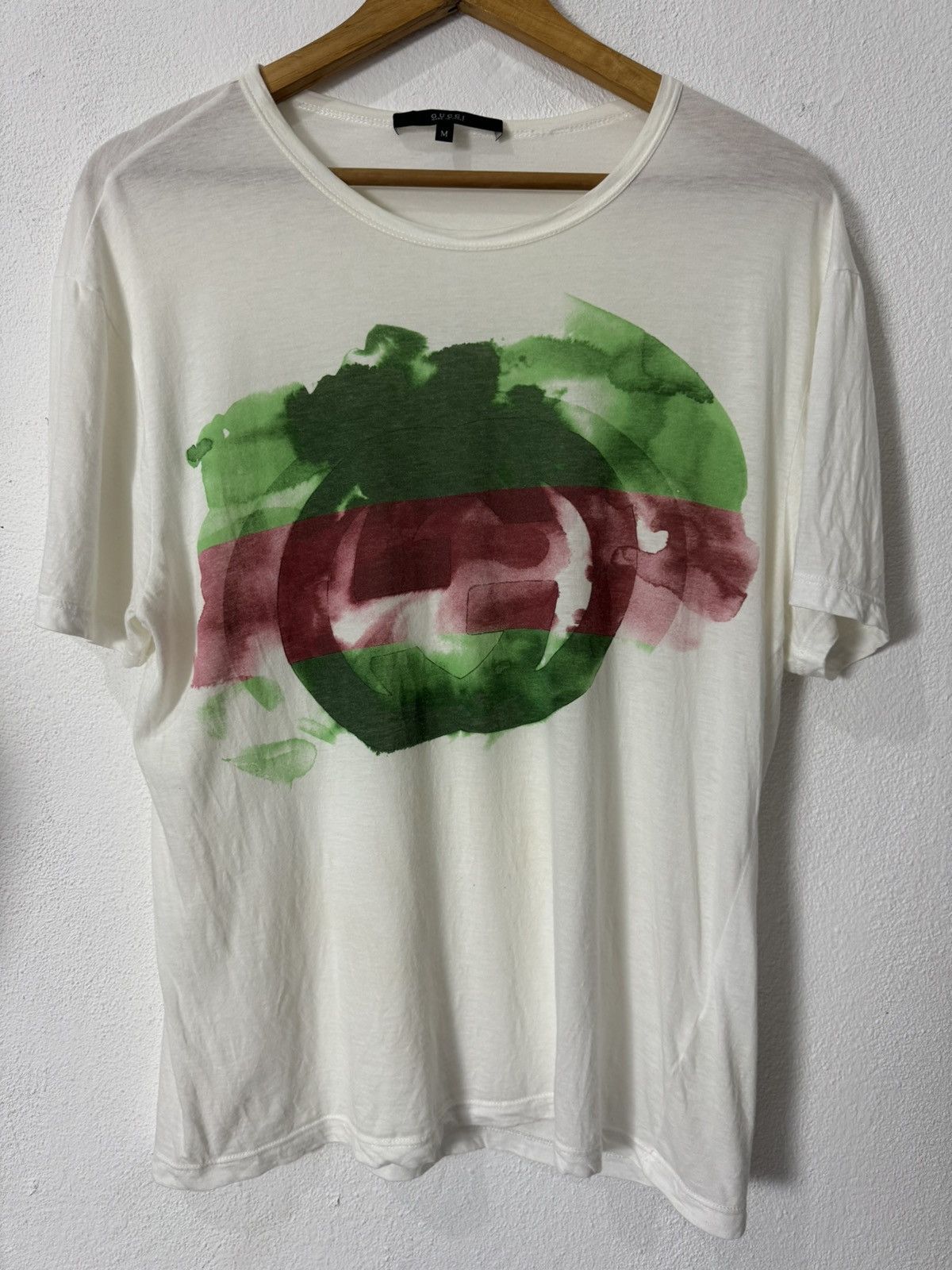 Gucci Gucci Watercolor Tee Size US M / EU 48-50 / 2 - 1 Thumbnail
