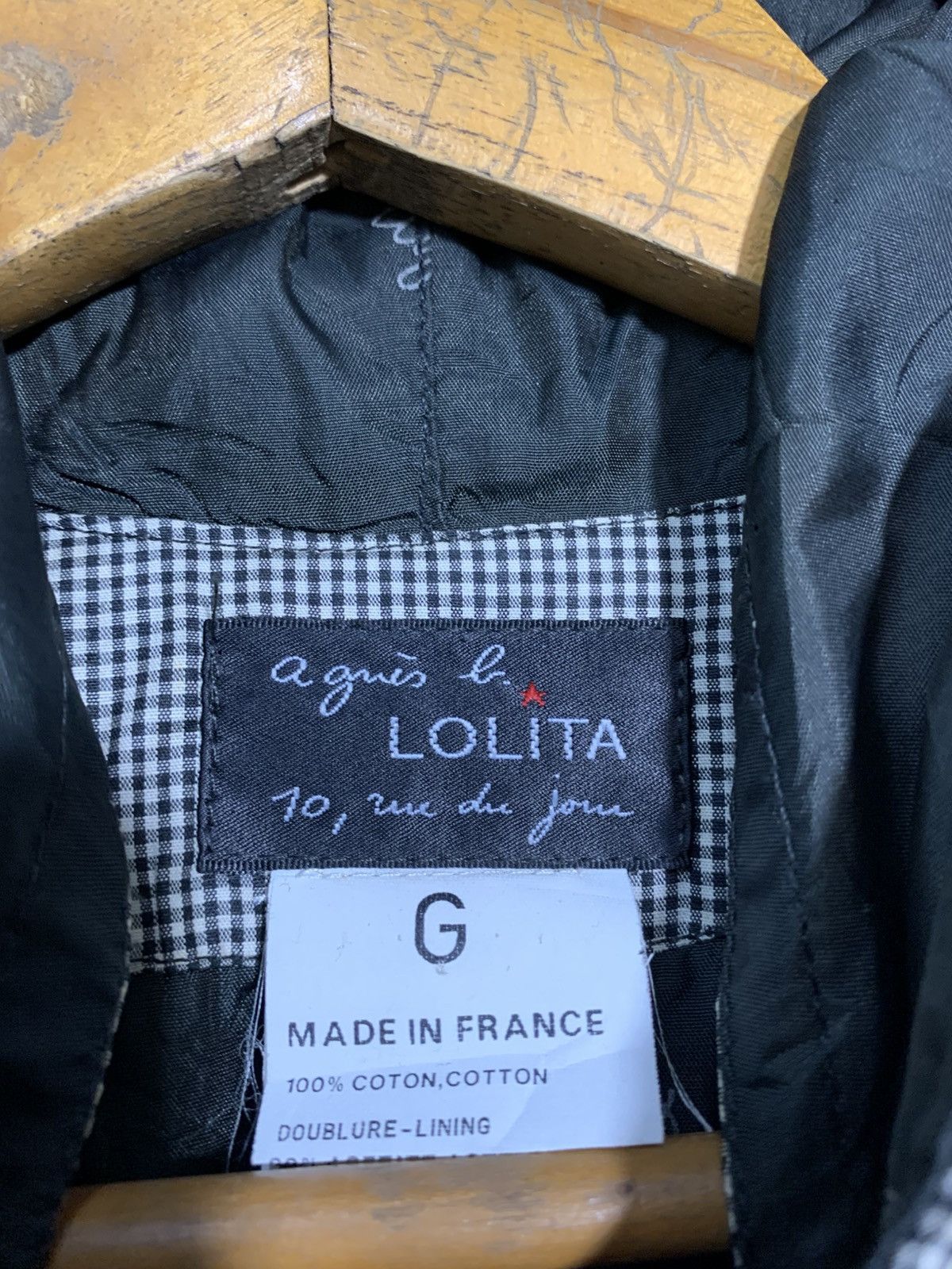 agnes b. 🔥AGNES B X LOLITA HOODIE TRENCH COATS GINGHAM Size M / US 6-8 / IT 42-44 - 9 Thumbnail