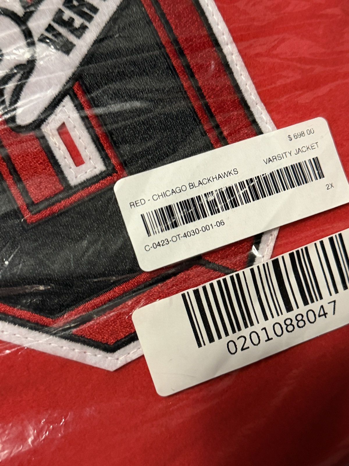 Drake OVO x NHL Chicago Blackhawks Varsity Jacket Size US XXL / EU 58 / 5 - 11 Thumbnail