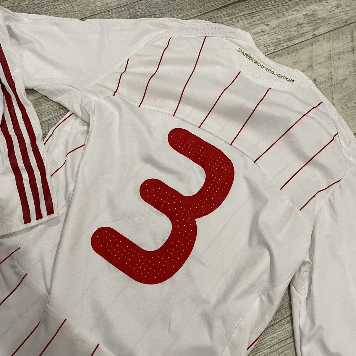 Pro Player Rare PRO Denmark DANSK 2007 Shirt Adidas longsleeve Jersey 3 Size US L / EU 52-54 / 3 - 7 Thumbnail