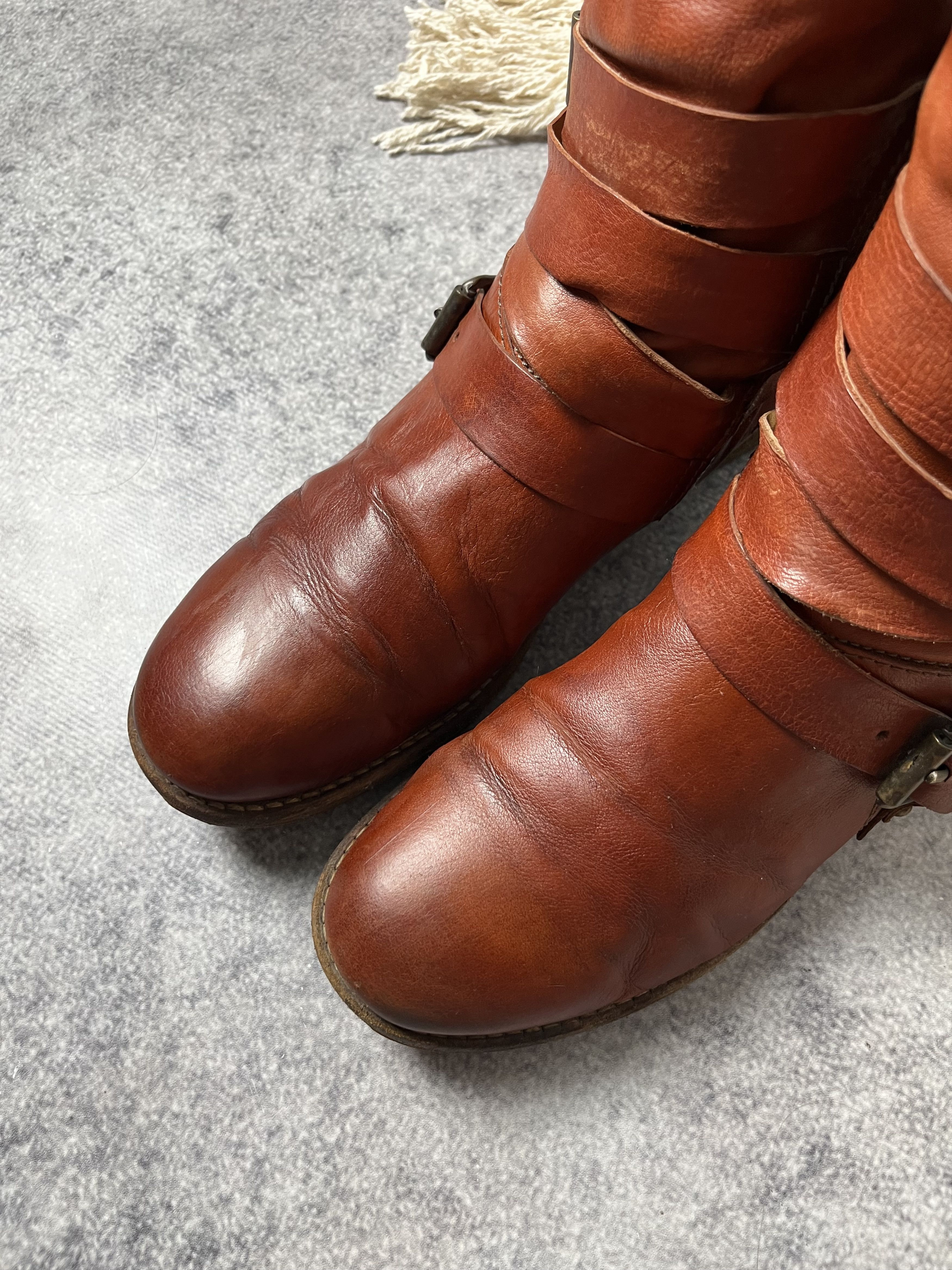 A.S.98 🔥A.S.98 AIRSTEP STRAPS LEATHER 90'S BOOTS GUIDI VIBE Size US 7 / EU 40 - 9 Thumbnail
