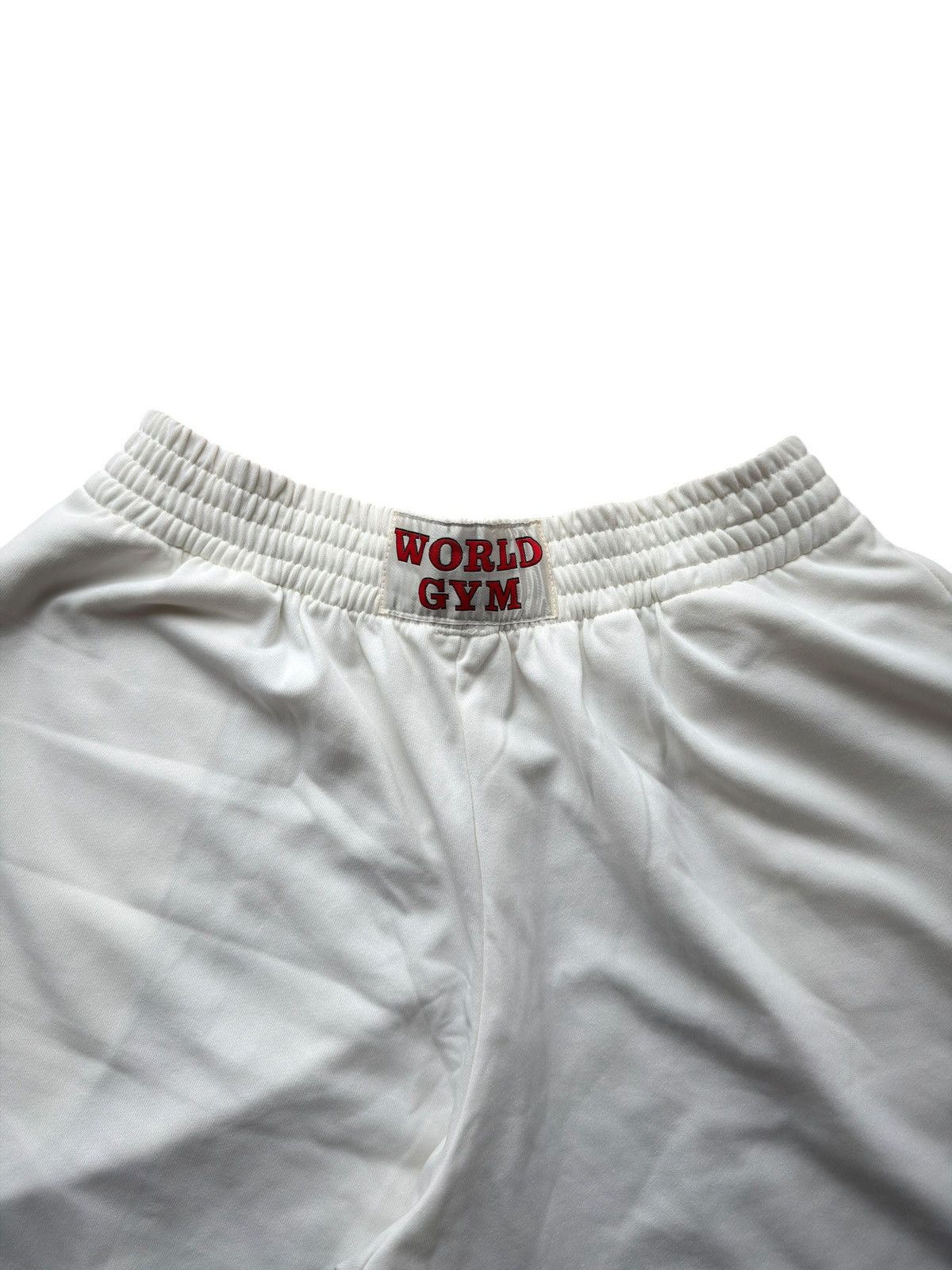 Vintage RARE* VINTAGE 90s BAGGY SHORT WORLD GYM GORILLA BODYBUILDING Size US 34 / EU 50 - 3 Thumbnail