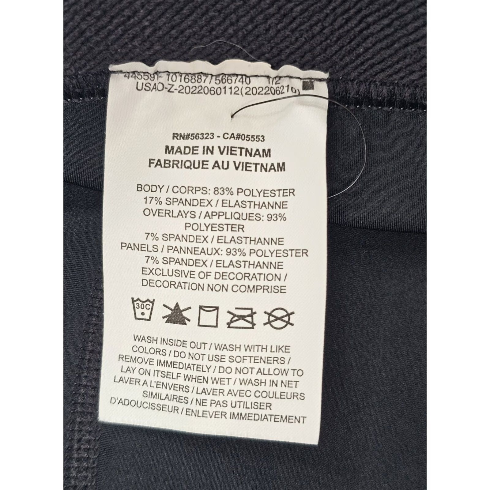Nike Nike Pro Black Leggings Womens S 24 Inseam Elastic Waist Compression Stretch Run Gym Training EUC Size 28" / US 6 / IT 42 - 6 Thumbnail